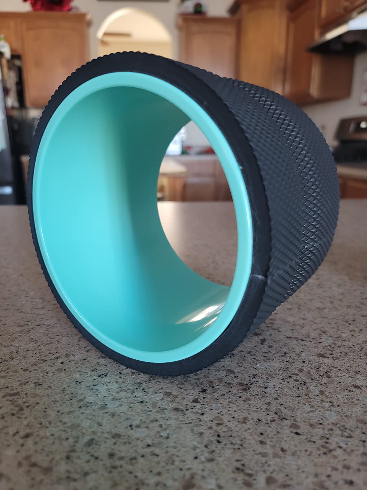 Chirp Wheel+ Foam Roller - Targeted Back & Neck Pain Relief, Muscle Massage, Trigger Point Therapy, High-Density Foam Tool for Physical Therapy, Stretching & Exercise, 500lbs Capacity, 6 Inch Mint customer photo 2