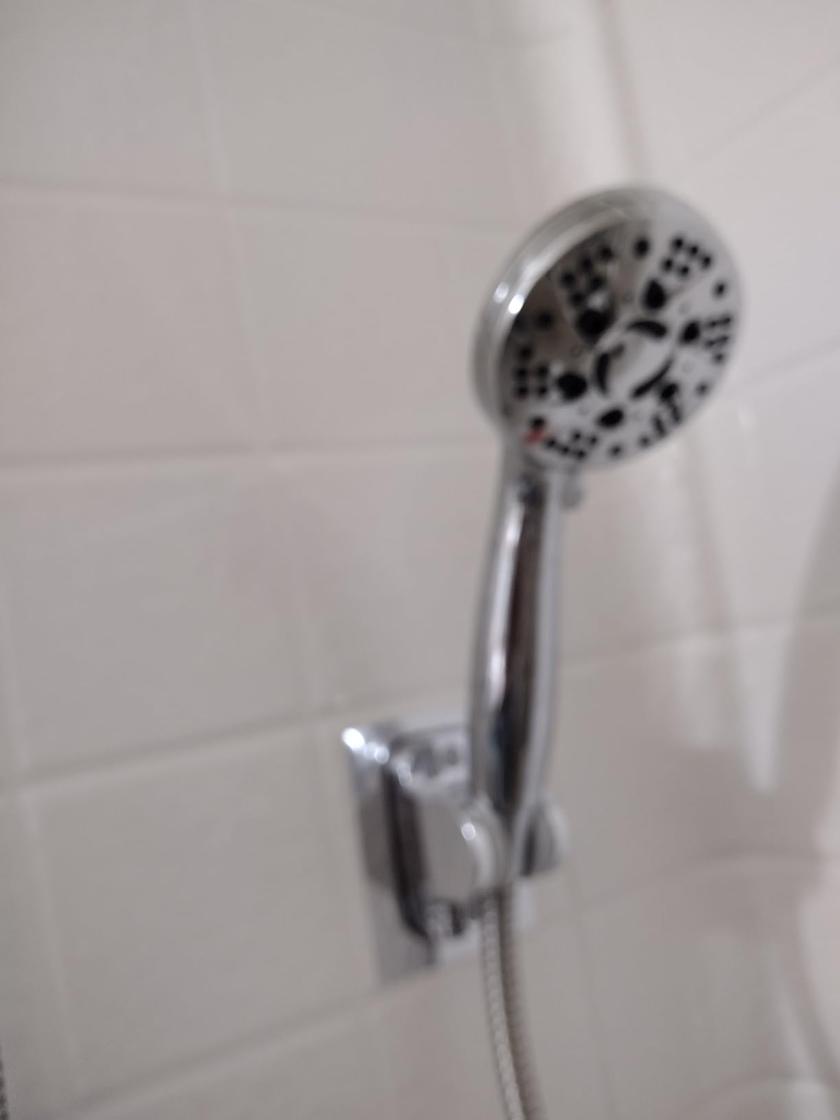AquaDance High Pressure 6-Setting Full Brushed Nickel Handheld Shower Head with Stainless Steel Hose - Independently Tested to Meet Strict US Quality & Performance Standards customer photo 2