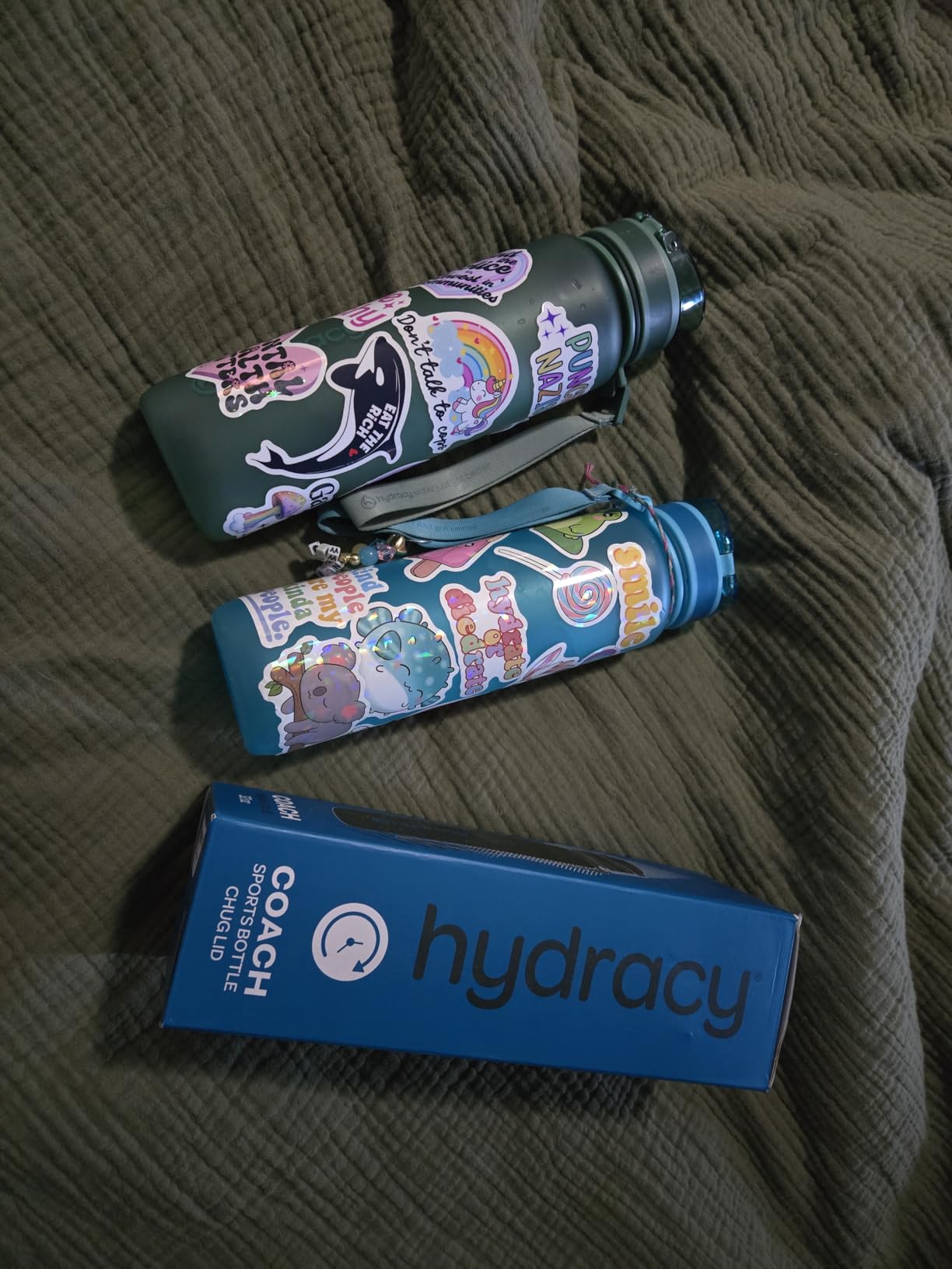 Hydracy Water Bottle with Time Marker - Large 32oz BPA Free & No Sweat Sleeve - Leak Proof Gym Bottle with Fruit Infuser Strainer & Times to Drink - Ideal for Fitness Sports & Outdoors customer photo 2