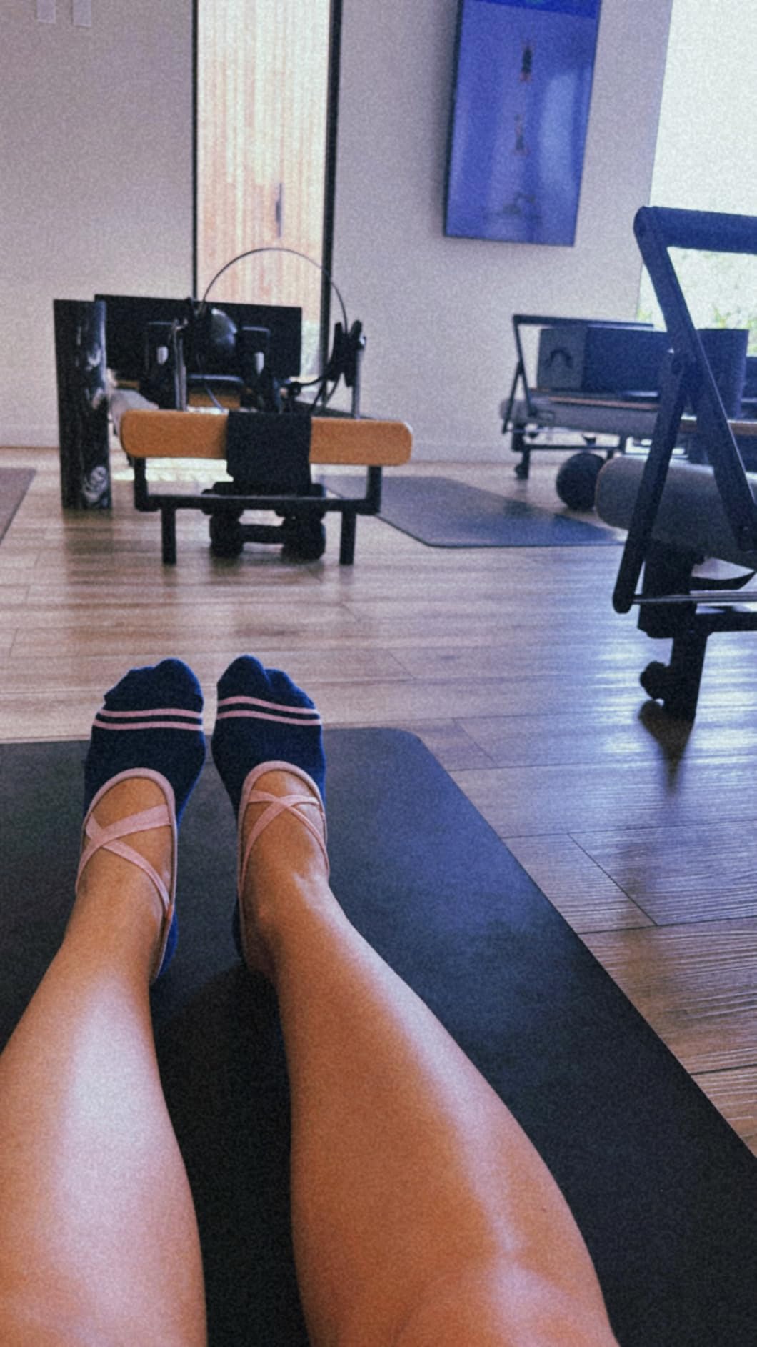 Gaiam Grippy Studio Yoga Socks for Extra Grip in Standard or Hot Yoga customer photo 2