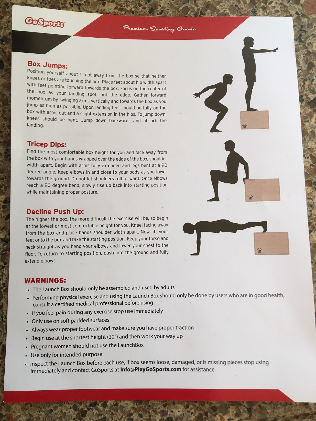 GoSports Fitness 3-in-1 Plyo Jump Box - Small, Standard, or XL - Launch Box Exercises for All Skill Levels customer photo 2
