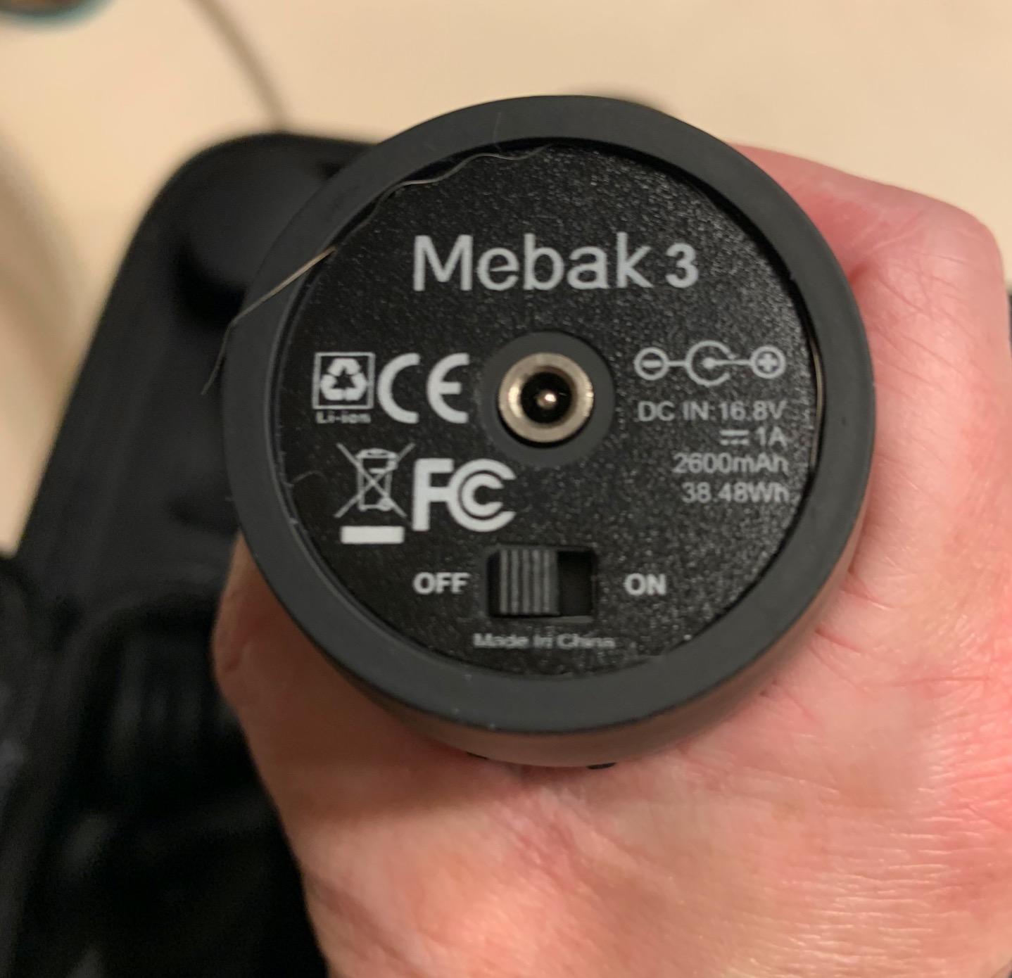 Mebak 3 Massage Gun Deep Tissue for Athletes, Professional Muscle Percussion Massager, Quiet Portable customer photo 2
