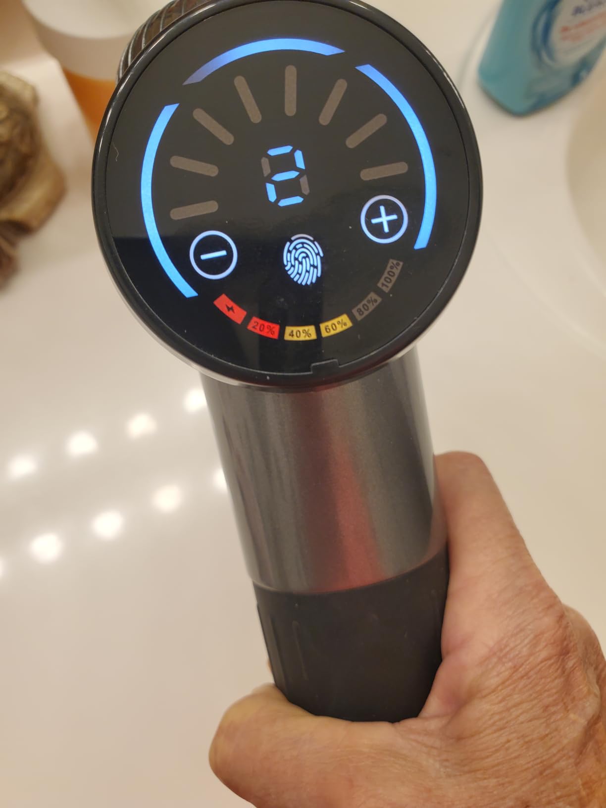 TOLOCO Massage Gun Deep Tissue, Percussion Massager with 10 Massage Heads & Silent Brushless Motor customer photo 1