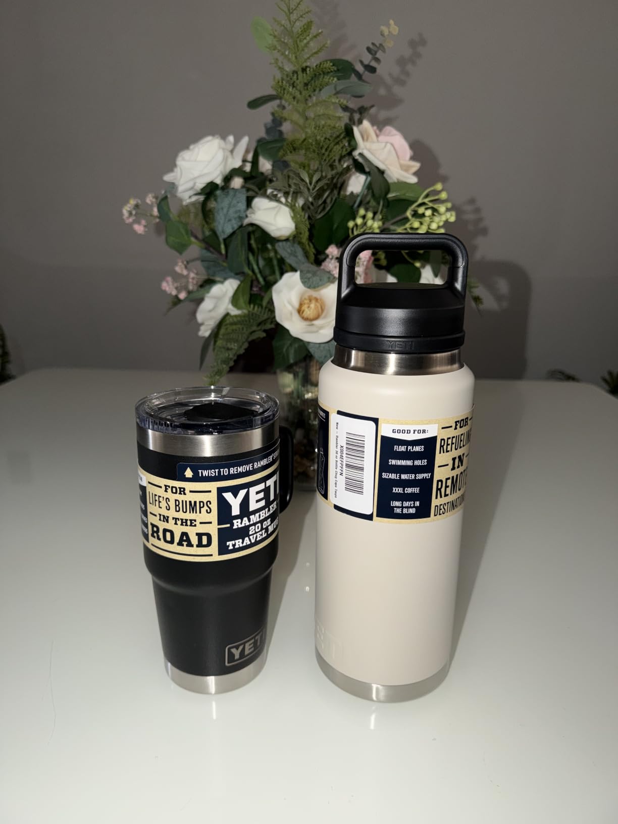 YETI Rambler 36 oz Bottle, Vacuum Insulated, Leakproof, Stainless Steel with Chug Cap customer photo 2