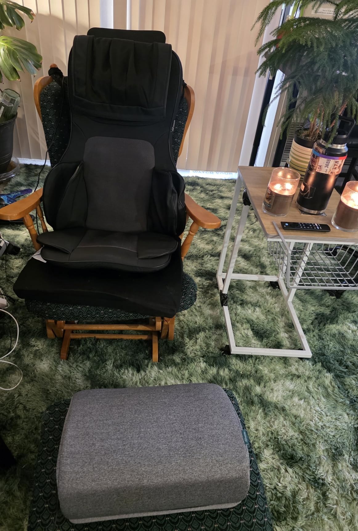 Snailax Neck Back Massager with Heat, Full Body Massage Chair Pad, Adjustable Compression, Rolling, Shiatsu Massage Seat Cushion, Chair Massagers customer photo 2