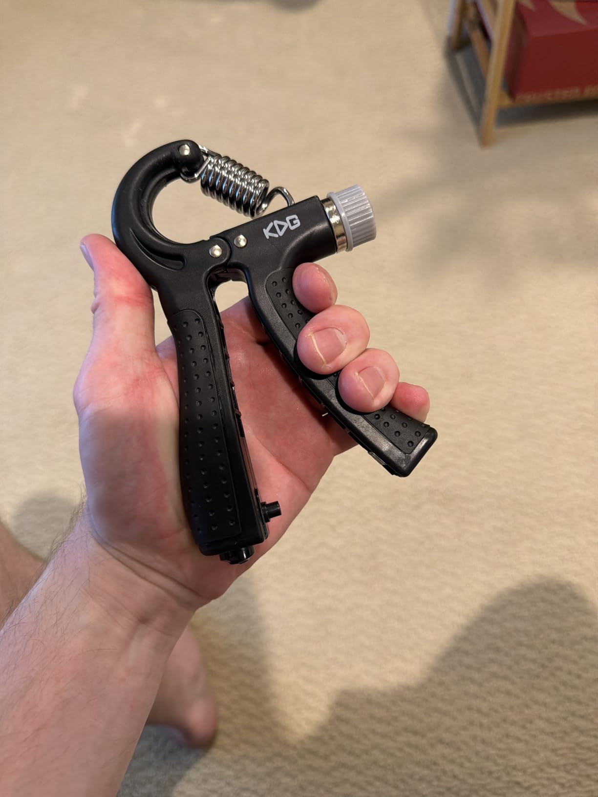 KDG Hand Grip Strengthener 2 Pack Adjustable Resistance 10-130 lbs Forearm Exerciser, Grip Strength Trainer for Muscle Building and Injury Recovery for Athletes customer photo 2