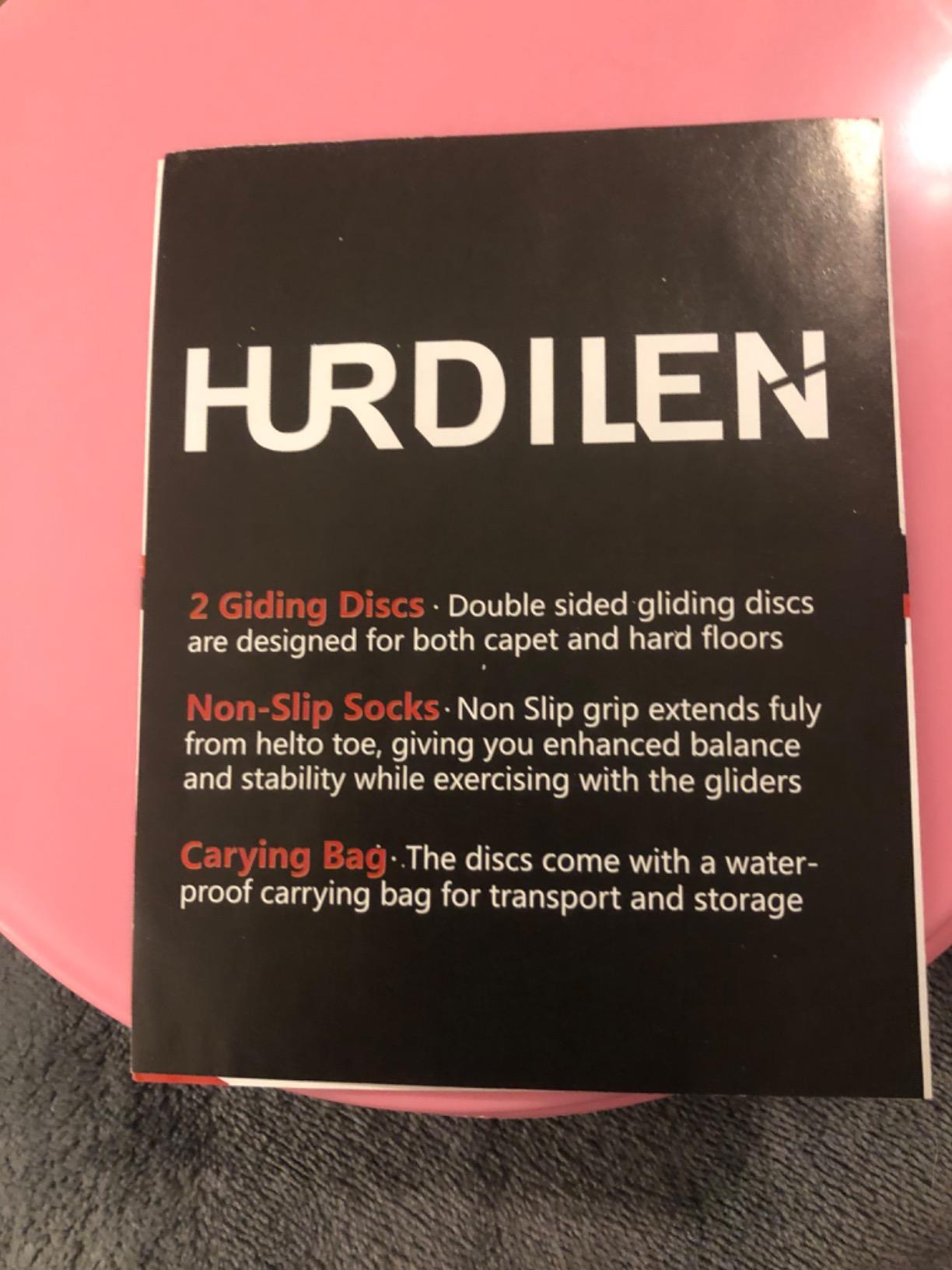 Core Sliders, Exercise Gliding Discs Dual Sided Use on Carpet and Hardwood Floors, Lightweight and Perfect Fitness Apparatus for Training Abdominal Core Strength customer photo 1