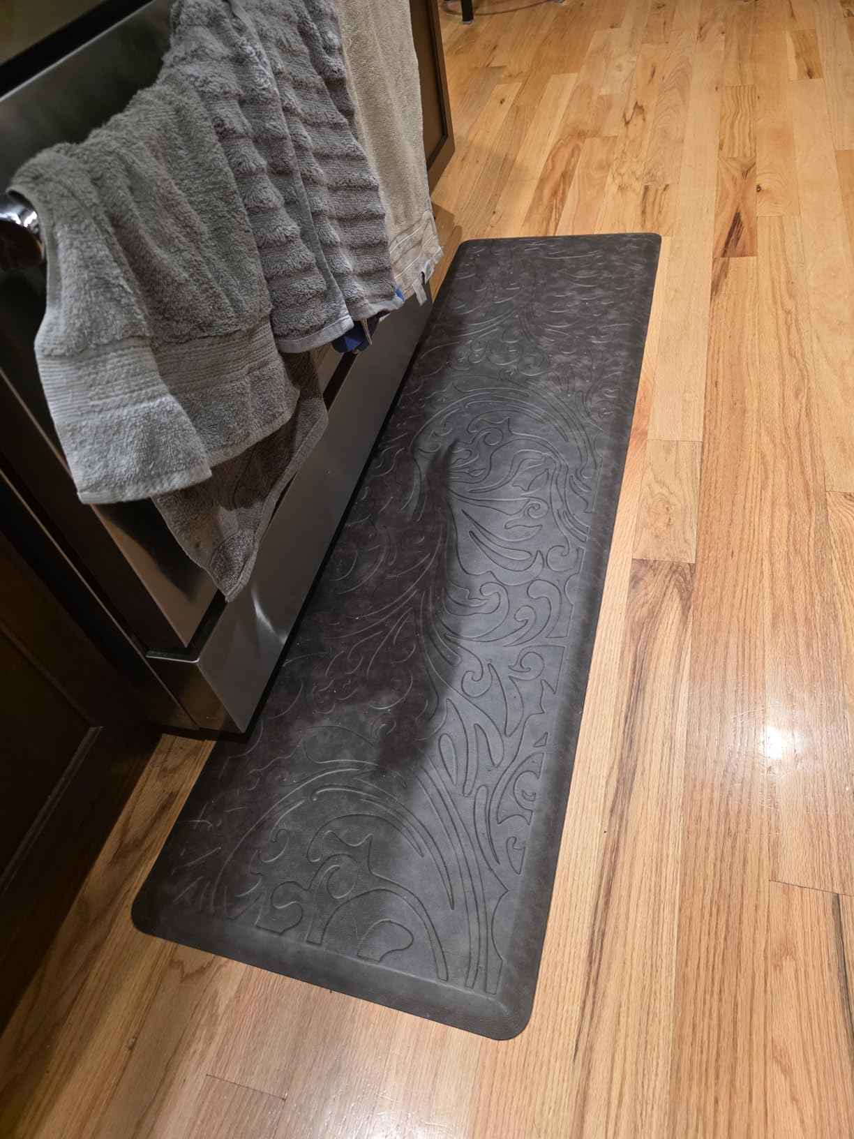 KMAT Kitchen Mat Cushioned Anti-Fatigue Waterproof Non-Slip Standing Mat Ergonomic Comfort Rug for Home,Office,Sink,Laundry,Desk 17.3