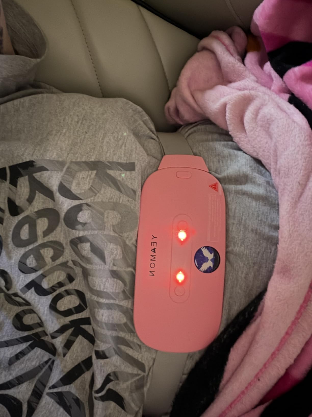 Portable Cordless Heating Pad, Electric Waist Belt Device, Fast Heating Pad with 3 Heat Levels and 3 Massage Modes, Back or Belly Heating Pad, Gift for Her, Women and Girl customer photo 1