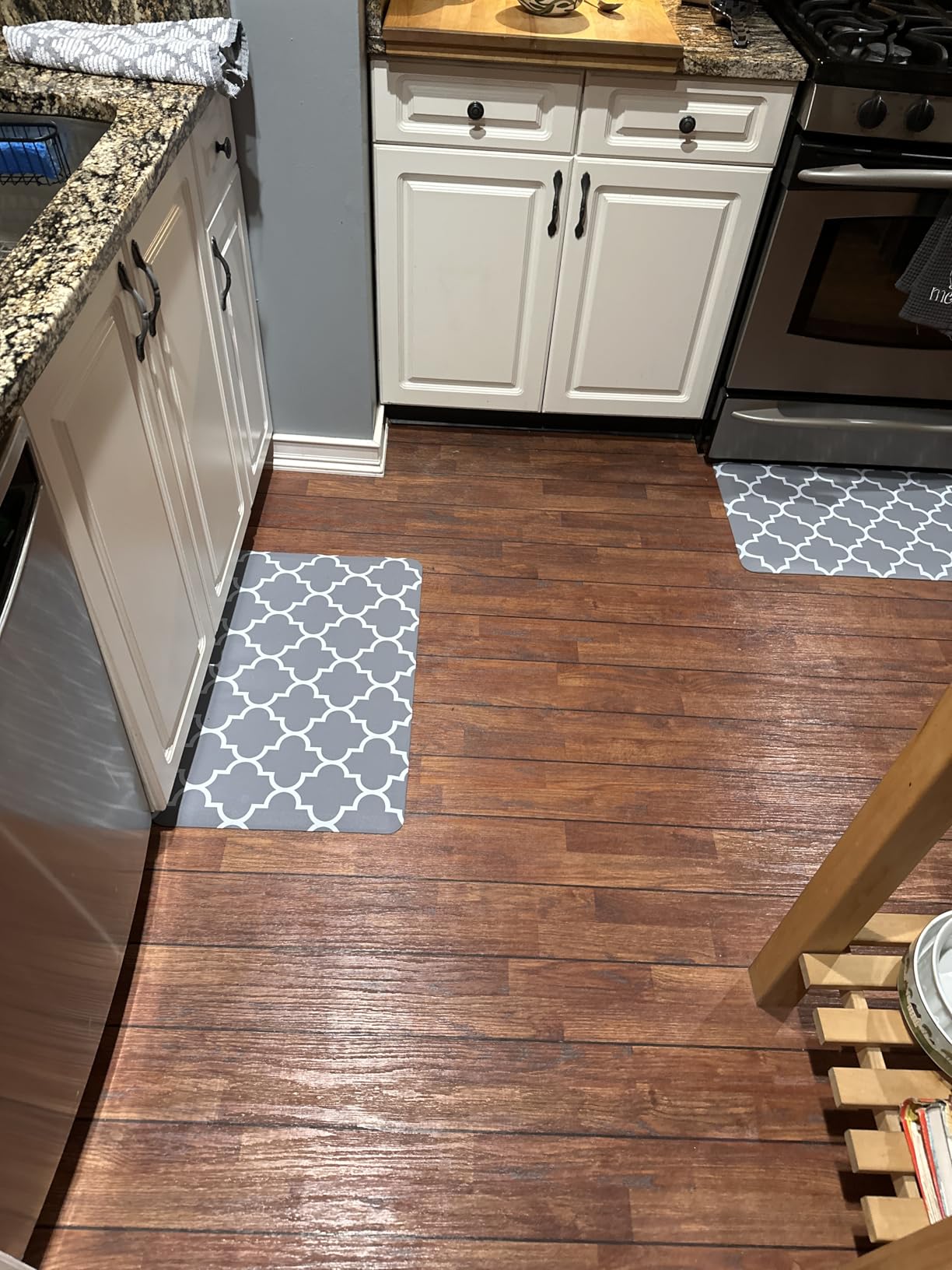 WISELIFE Kitchen Mat and Rugs Cushioned Anti-Fatigue,17.3