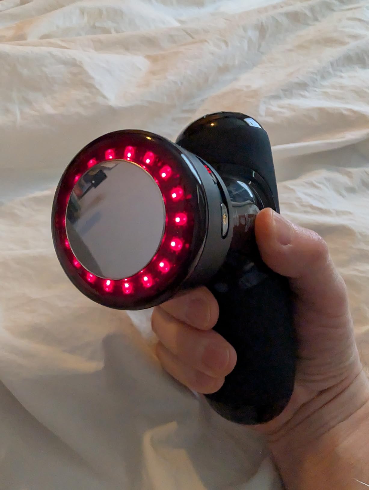 BOB AND BRAD Q2 Mini Massage Gun, Pocket-Sized Deep Tissue Massager Gun, Portable Percussion Muscle Massager Gun, Ultra Small & Quiet Muscle Massager for Muscle Recovery with Carry Case customer photo 1