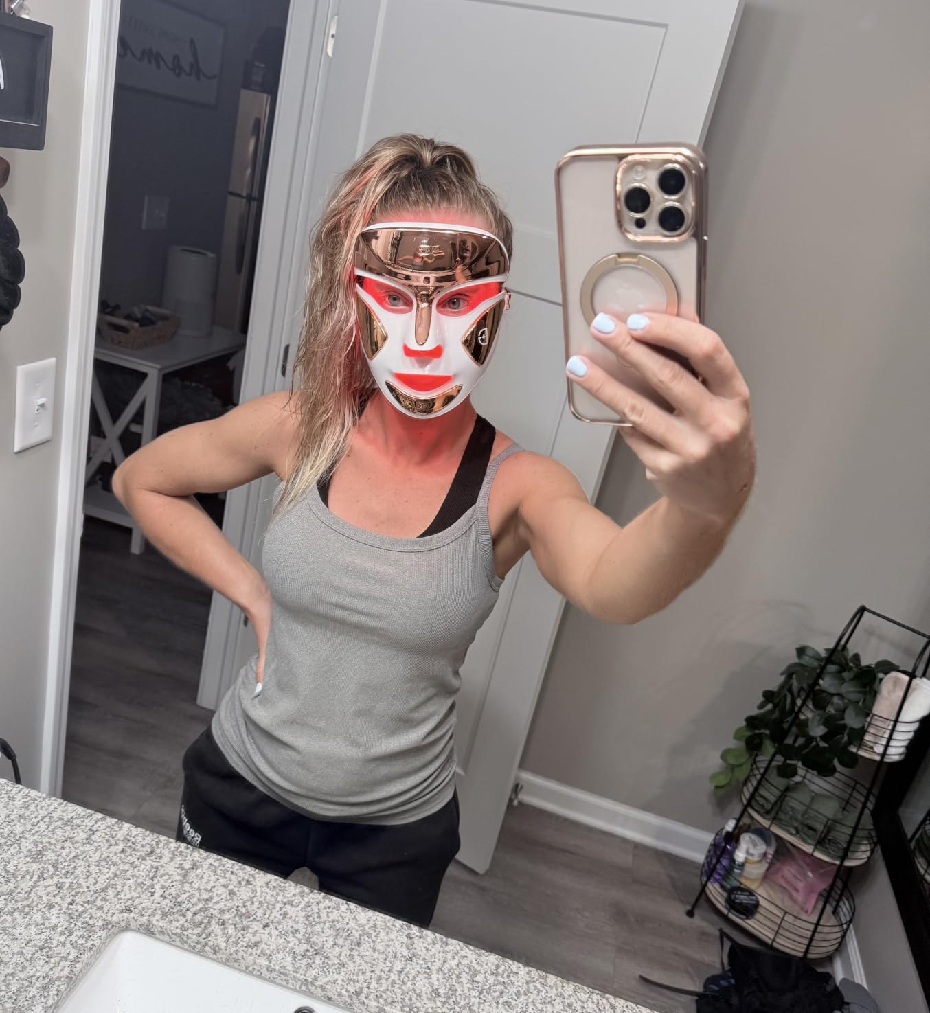 Dr. Dennis Gross DRx SpectraLite FaceWare Pro - LED Face Mask for Skin Rejuvenation with Dual Red & Blue Light Therapy, FSA HSA Eligible customer photo 1