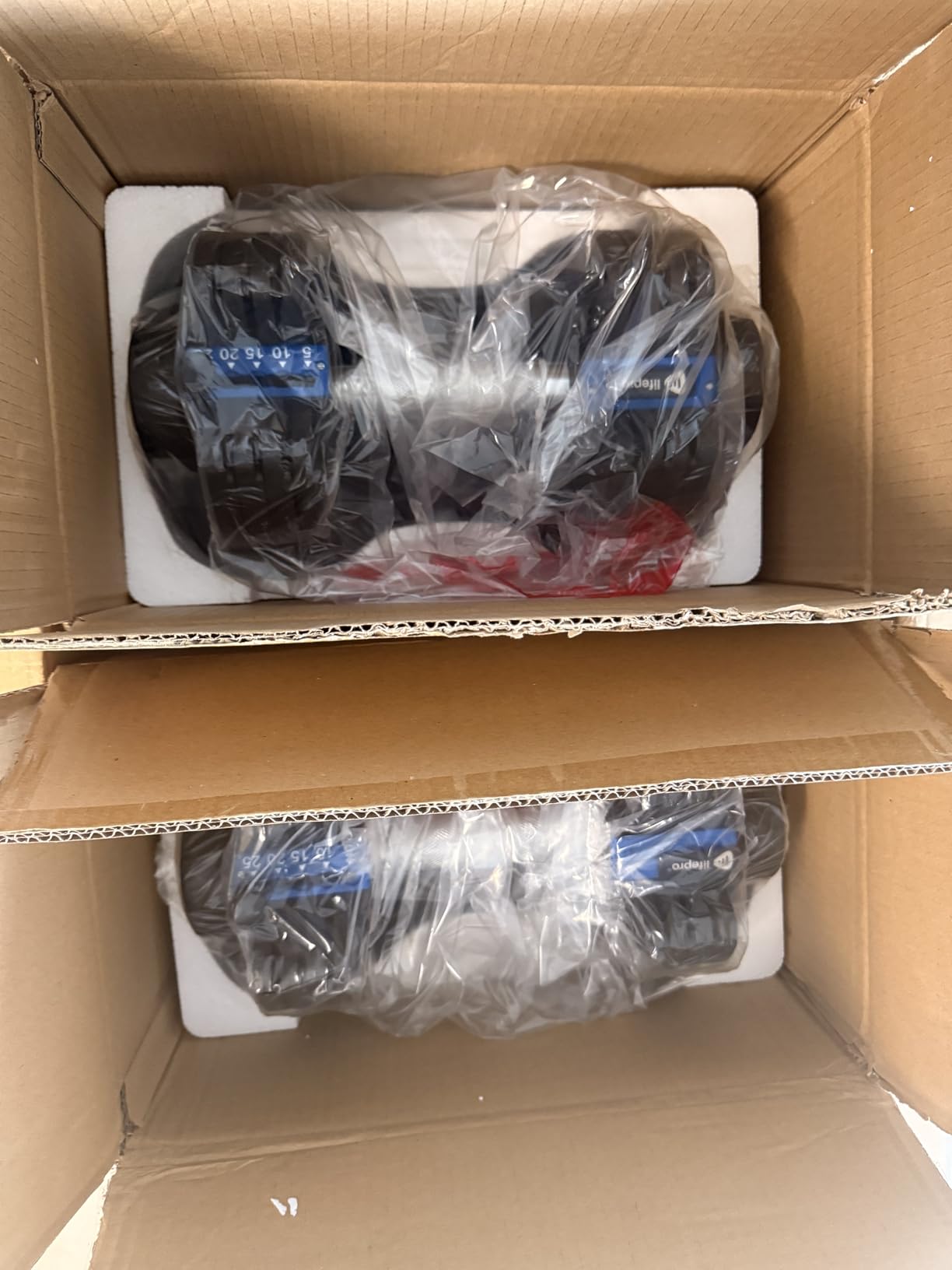 Lifepro Adjustable Dumbbells & Weights for Home Gym, Quick-Adjust | Choose from 2-55 lb adjustable weights in single, pair, or 3-in-1 options for customizable home strength training. customer photo 1