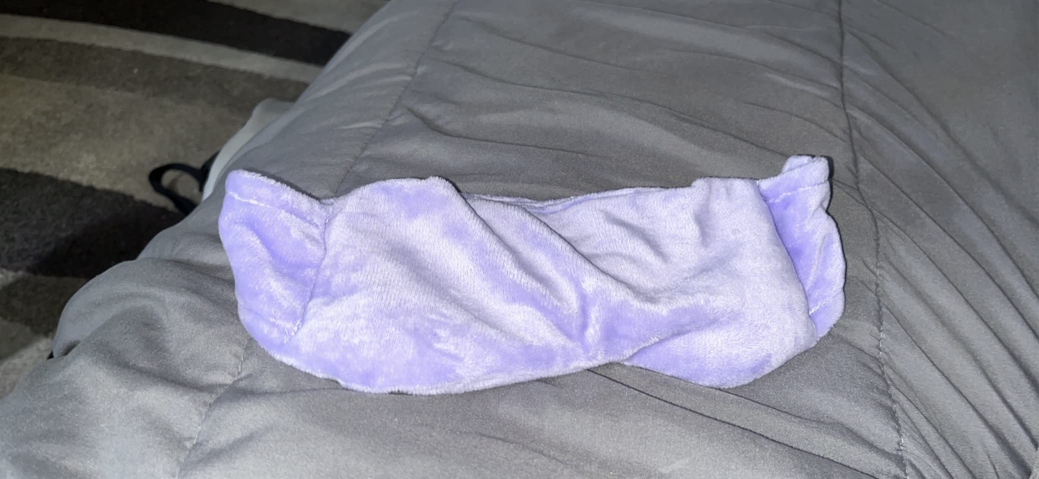 Weighted Lavender Eye Mask for Sleeping, Relaxation, Meditation & Self-Care - Aromatherapy Lavender Eye Pillow - Calming Spa Gift for Women, Men, Mom, Dad customer photo 1