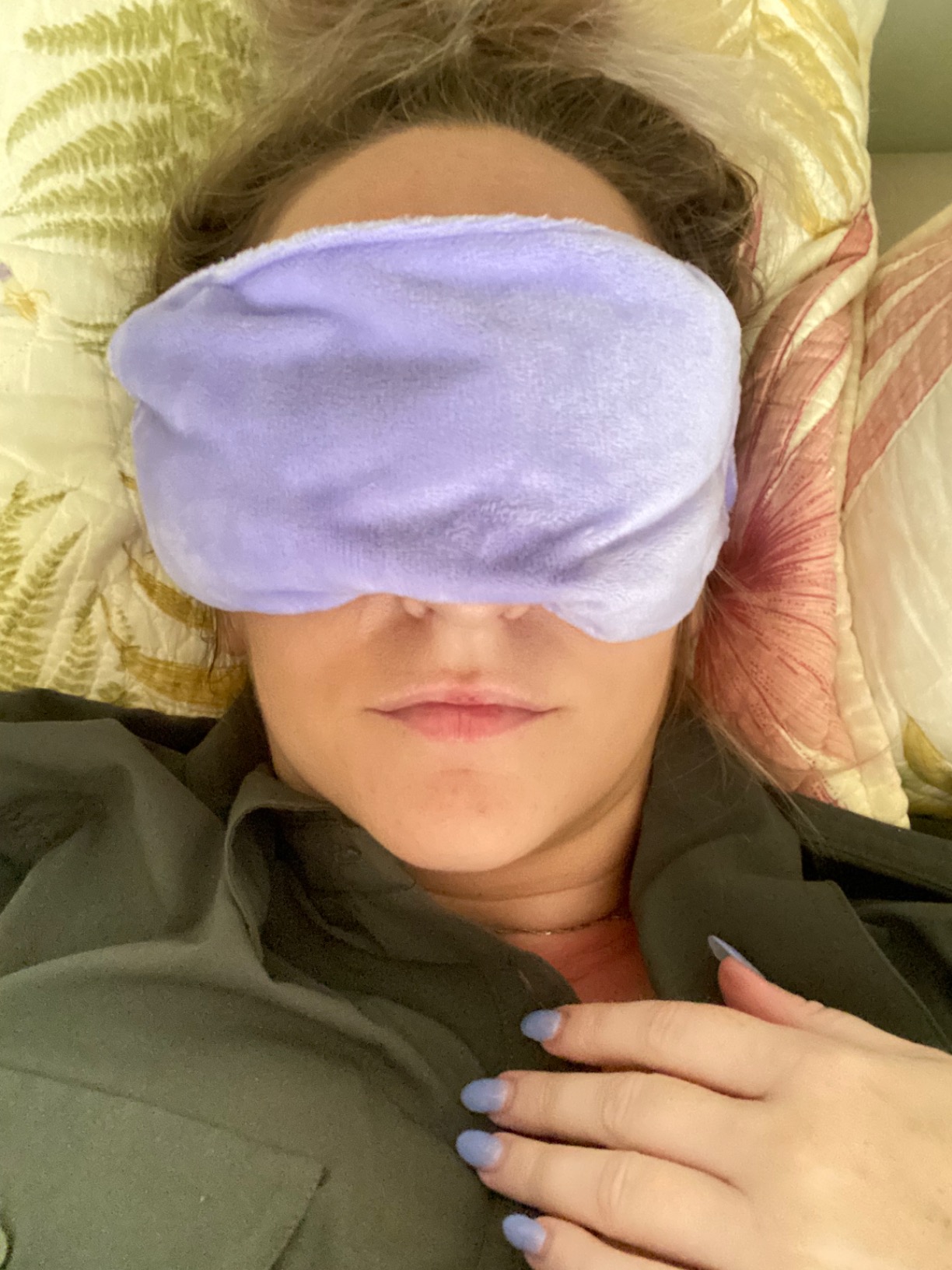 Weighted Lavender Eye Mask for Sleeping, Relaxation, Meditation & Self-Care - Aromatherapy Lavender Eye Pillow - Calming Spa Gift for Women, Men, Mom, Dad customer photo 2
