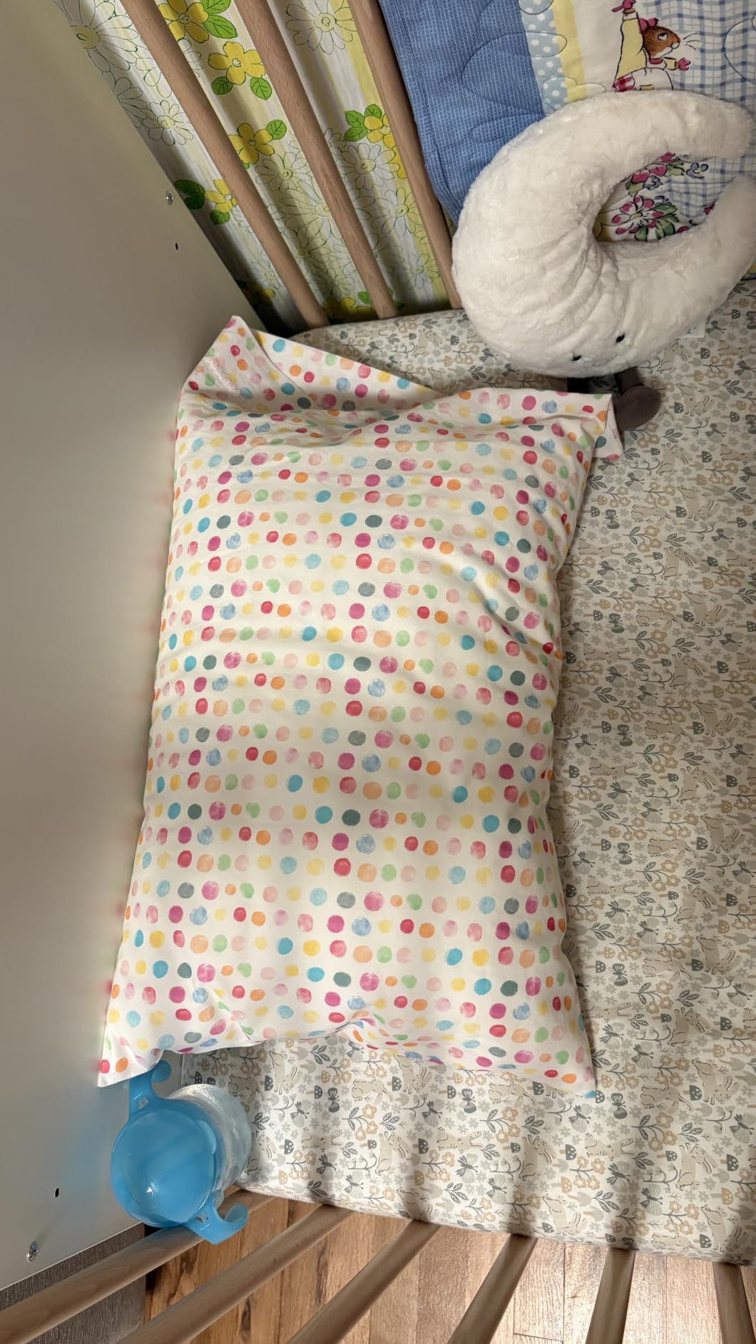 KeaBabies Organic Toddler Pillow with Pillowcase, Jumbo 14X20 - Soft Cotton Toddler Pillows for Sleeping - Machine Washable - Perfect for Travel, Toddler Bed Set (KeaFriends) customer photo 1