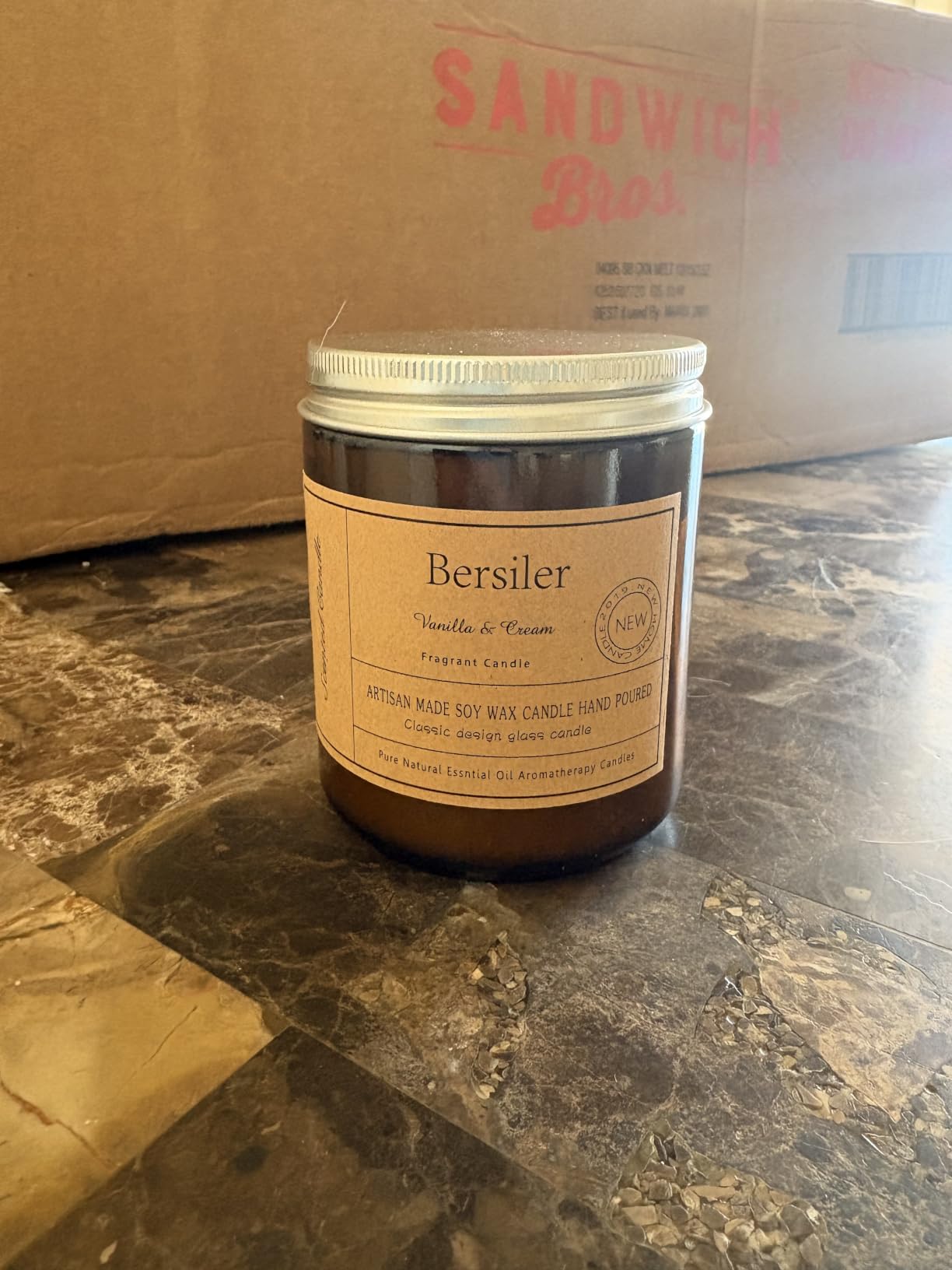Aromatherapy Candles, Scented Candles, 7OZ Lavender Eucalyptus Candles Stress Relief and Relax for Home & Bedroom Gift for Women Birthday Christmas, Soy Wax Candle customer photo 1