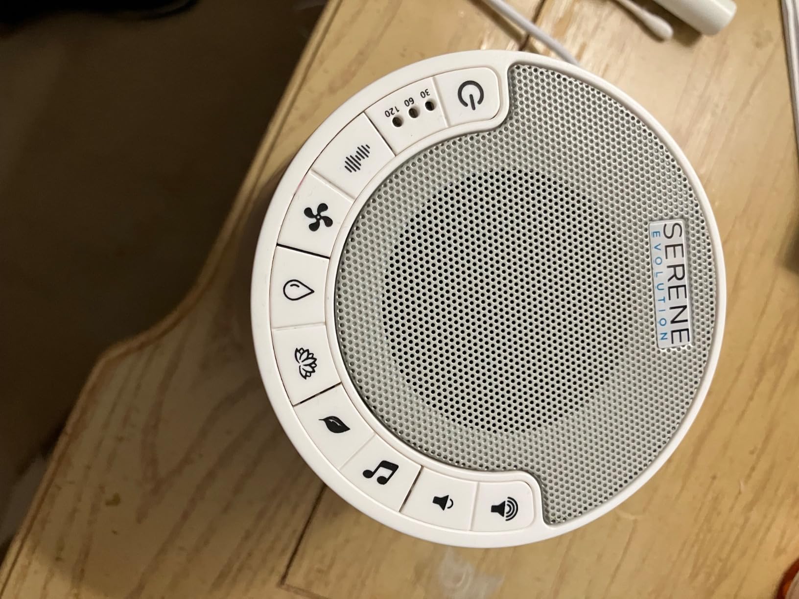 Serene Evolution White Noise Sound Machine with Remote Control - 70 Sound Options for Sleeping Adults and Babies - White Noise Machine for Office Privacy, Noise Canceling with Ocean and Rain Sounds customer photo 1