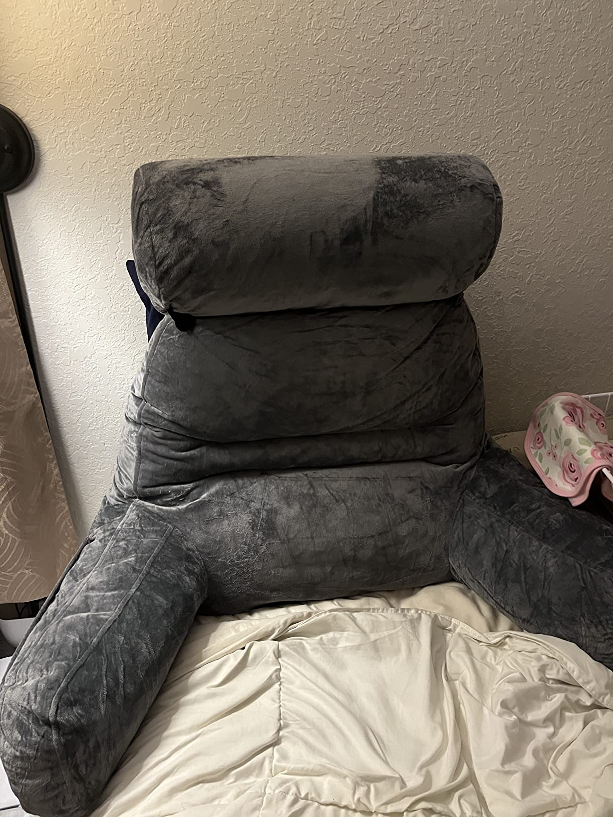 malu Padded Floor Chair w/Back Support - Japanese Chair Meditation Cushion, Comfortable Folding Backrest, Removable Easy Wash Cover (Chair, Extra Large, Forest Green) customer photo 2