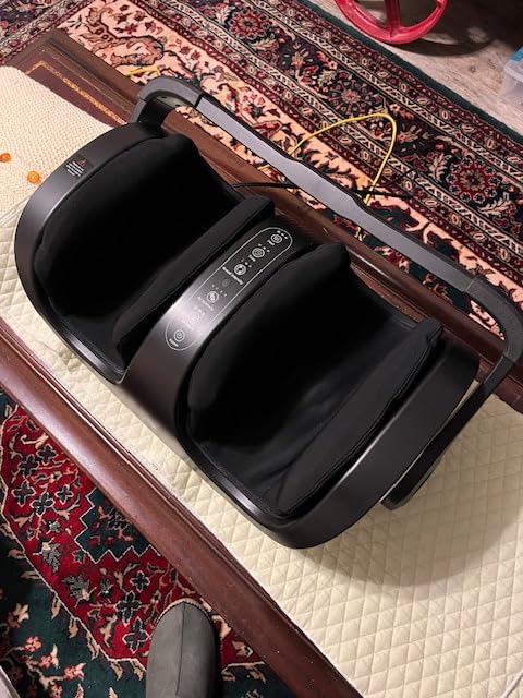 RENPHO 4-in-1 Shiatsu Foot Massager with Heat, Deep Kneading Massage for Plantar Fasciitis Relief, Foot and Calf Massager, FSA Eligible Items Only List, Birthday Day Gifts for Women Wife Men Men, Size 14 customer photo 2