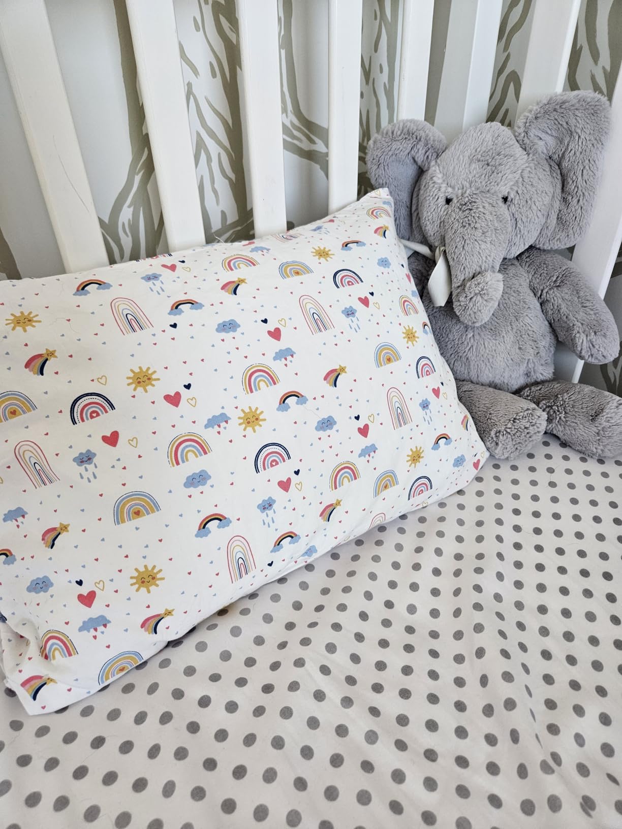 Babebay Toddler Pillow,13X18 Soft Toddler Pillows for Sleeping, Machine Washable Kids Pillow with Cotton Pillowcase, Perfect for Travel, Toddlers Cot customer photo 1