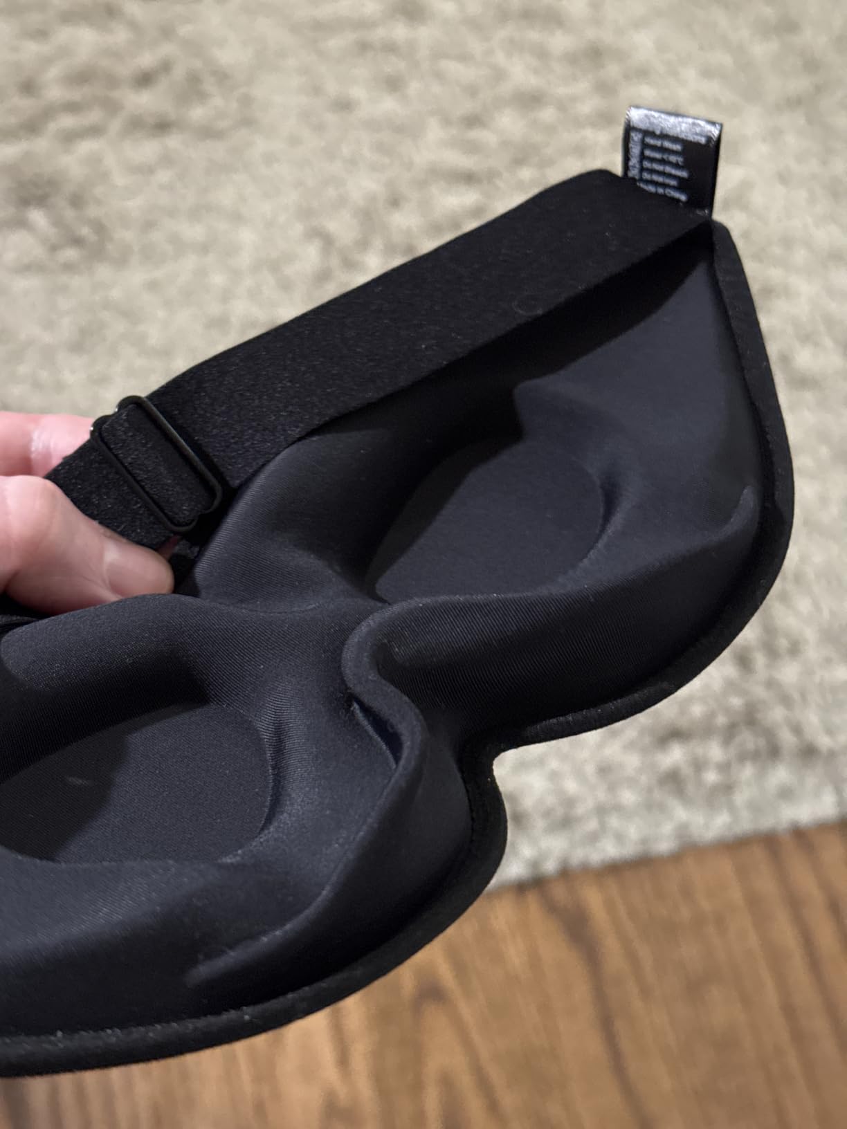 LitBear Sleep Mask for Side Sleeper Women Men, Eye Mask for Sleeping Light Blocking, 3D Contoured Cup Sleeping Mask, Soft Breathable Sleep Eye Mask with Adjustable Elastic Strap for Travel customer photo 1