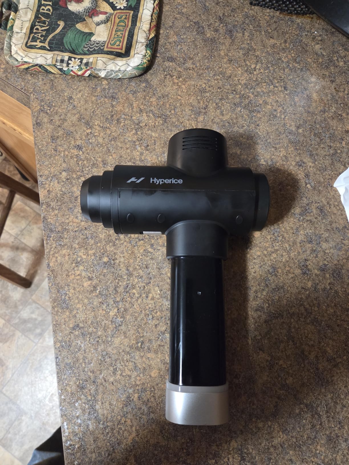 Hyperice Hypervolt 2 Pro - QuietGlide Technology Handheld Percussion Massage Gun, 5 Speeds, 5 Interchangeable Heads customer photo 1