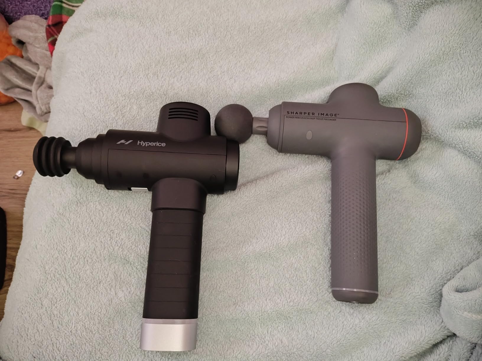 Hyperice Hypervolt 2 Pro - QuietGlide Technology Handheld Percussion Massage Gun, 5 Speeds, 5 Interchangeable Heads customer photo 2