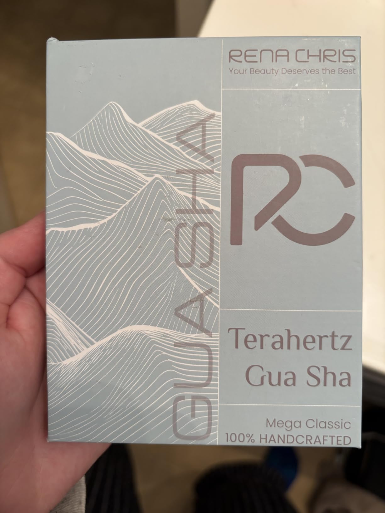 Rena Chris Gua Sha Facial Tools, Stainless Steel Guasha Tool for Acupuncture, Manual Massage Tool for Jawline Sculpting and Puffiness Reducing, Gua Sha Facial Massage Tool, Skin-Care Gift (Silver) customer photo 1