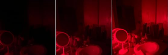YUNLEX 2 Pack Red Night Light with Dusk to Dawn Sensor, Eye-Care Reflected Glow, 0% Blue Light True Red LED, 3-Level Brightness, Auto On/Off, Plug-in Nightlight for Sleep, Kids, Bedroom, Bathroom customer photo 2