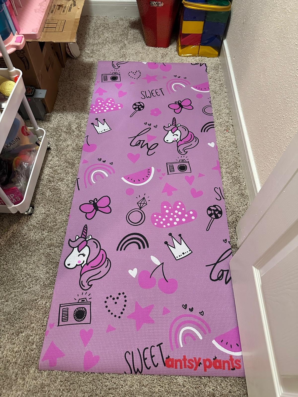 Antsy Pants Yoga Mat for Stretching and Yoga customer photo 1