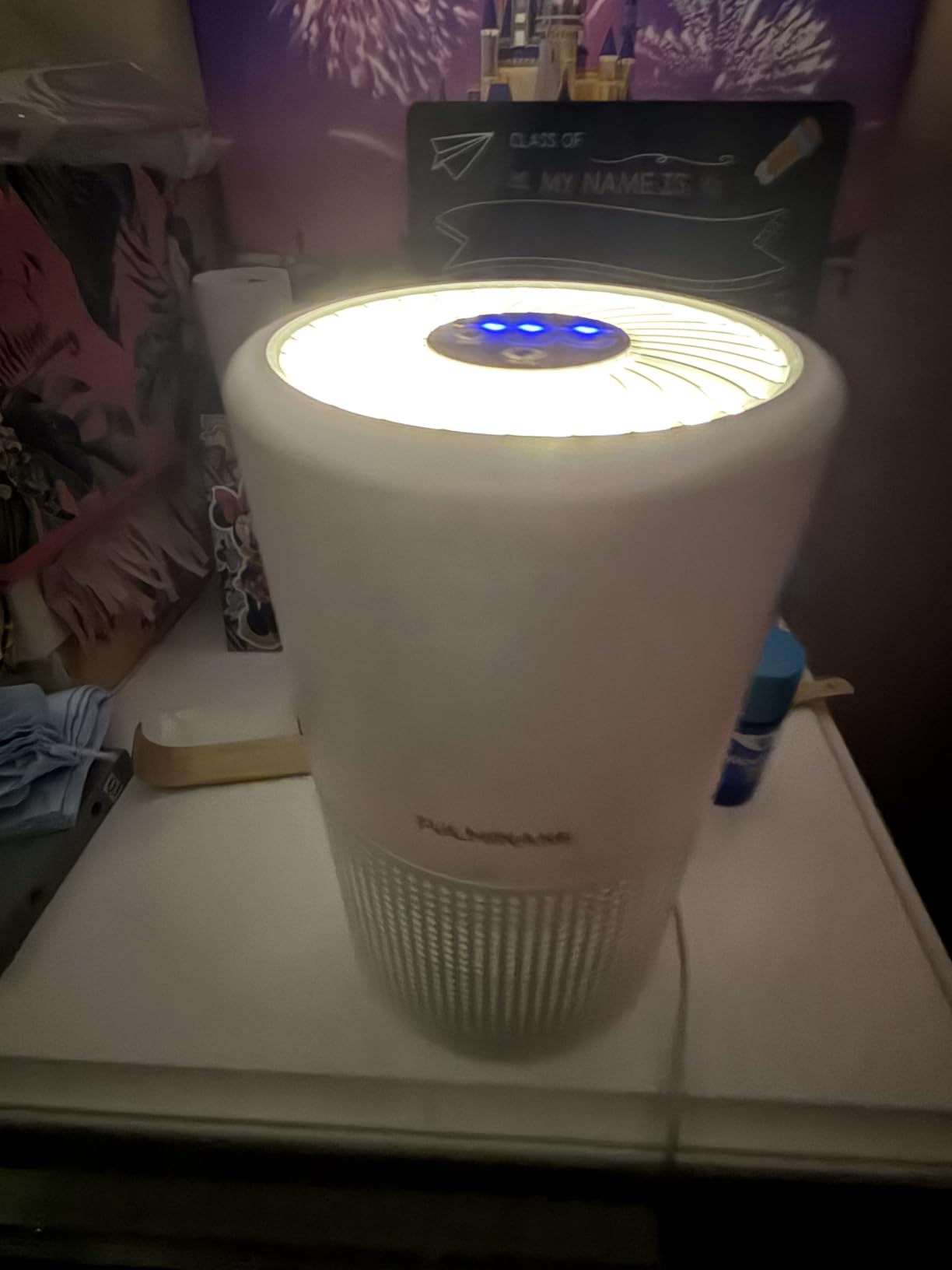 Air Purifiers for Bedroom, FULMINARE H13 True HEPA Air Filter, Quiet Air Cleaner With Night Light, Portable Small Air Purifier for Home, Office, Living Room customer photo 2