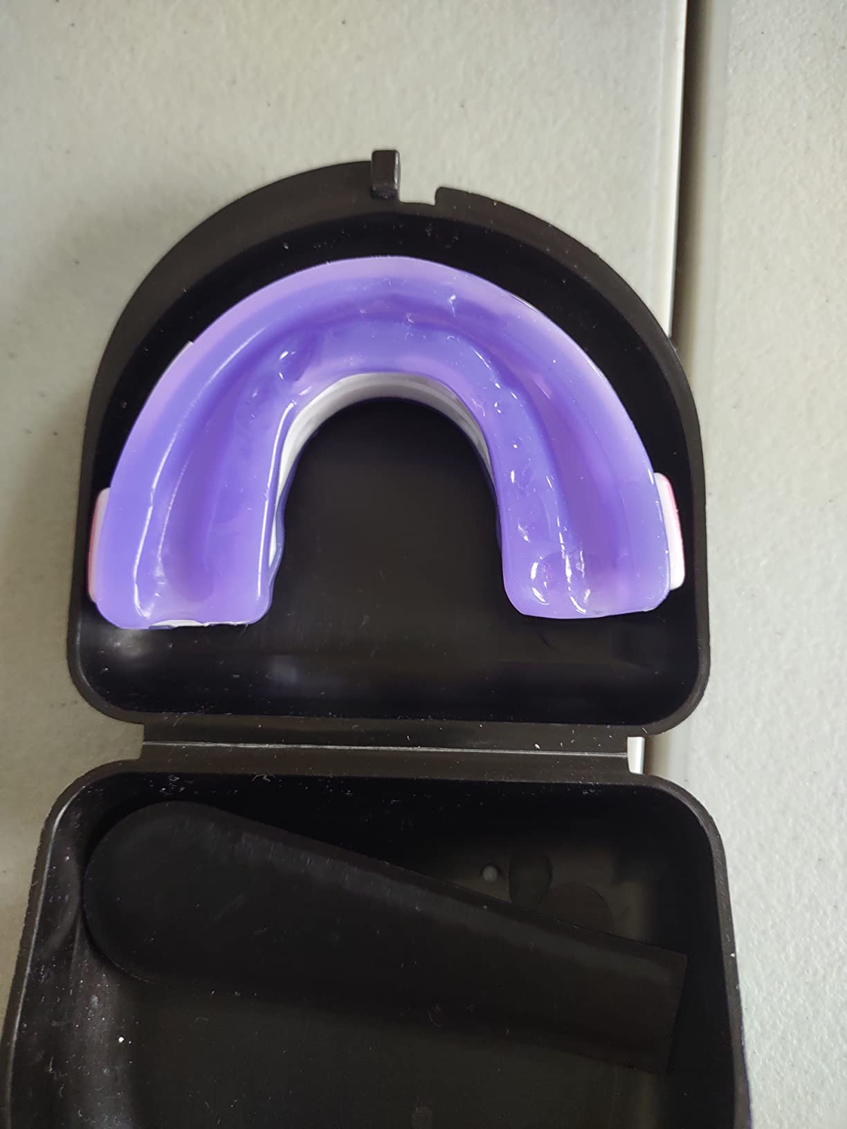 Somnos Anti Snore Mouthguard - Adjustable Sleep Mouth Guard for Snoring - Lightweight, Comfortable, and Effective for Reducing Snoring - Better Sleep Starts Here - Large Size customer photo 2