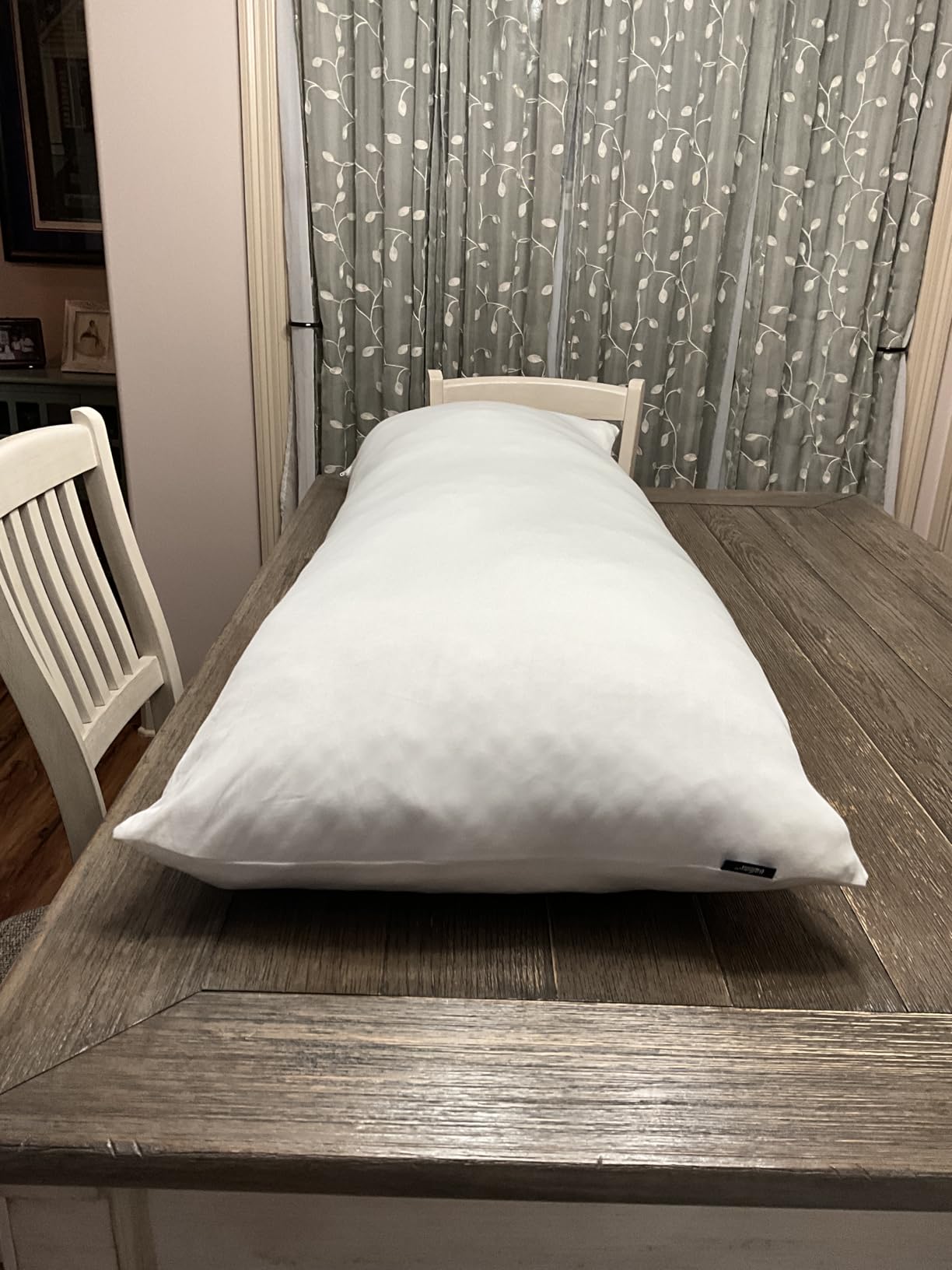 Rainmr Firm Memory Foam Body Pillow for Adults, Cooling & Adjustable Full Body Pillow with Dual Pillowcases for Side Sleepers and Hot Sleepers, 20x54 Long Pillow for Bed customer photo 1