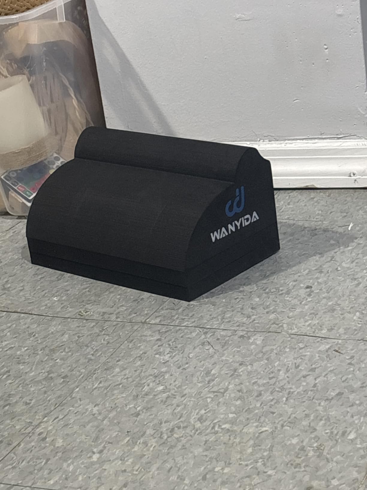 WANYIDA Lumbar Orthotic Traction Roll Device, Lower Back Stretcher for Pain relief, Back Traction for Lumbar Decompression, 3 Height Adjustable Lumbar Stretcher, Chiropractic customer photo 1