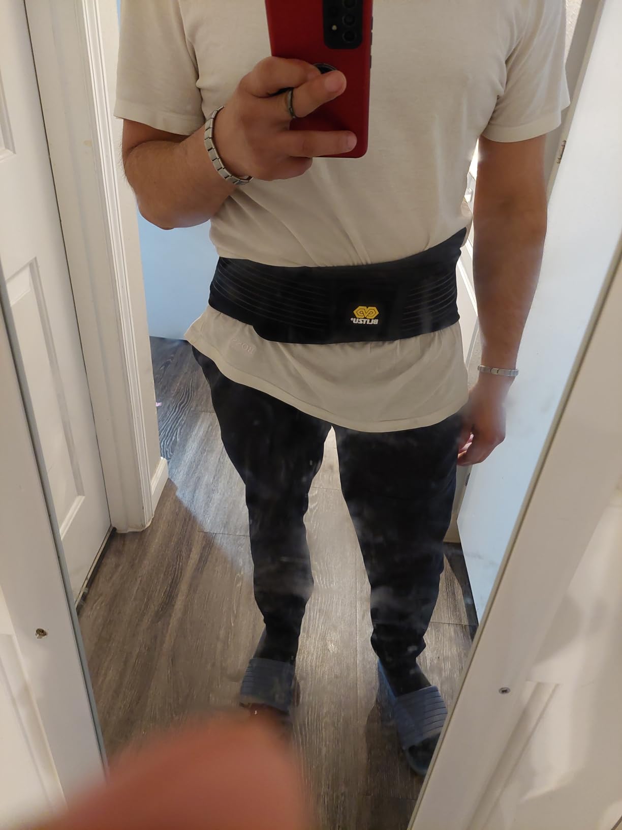 BLITZU Sacroiliac SI Joint Hip Belt for Women and Men, Trochanter Waist Brace for Sciatic Pain Relief, Chronic Lower Back, Pelvic, Hip, Leg & Sacral Nerve Support, SI Joint Dysfunction S-M customer photo 1