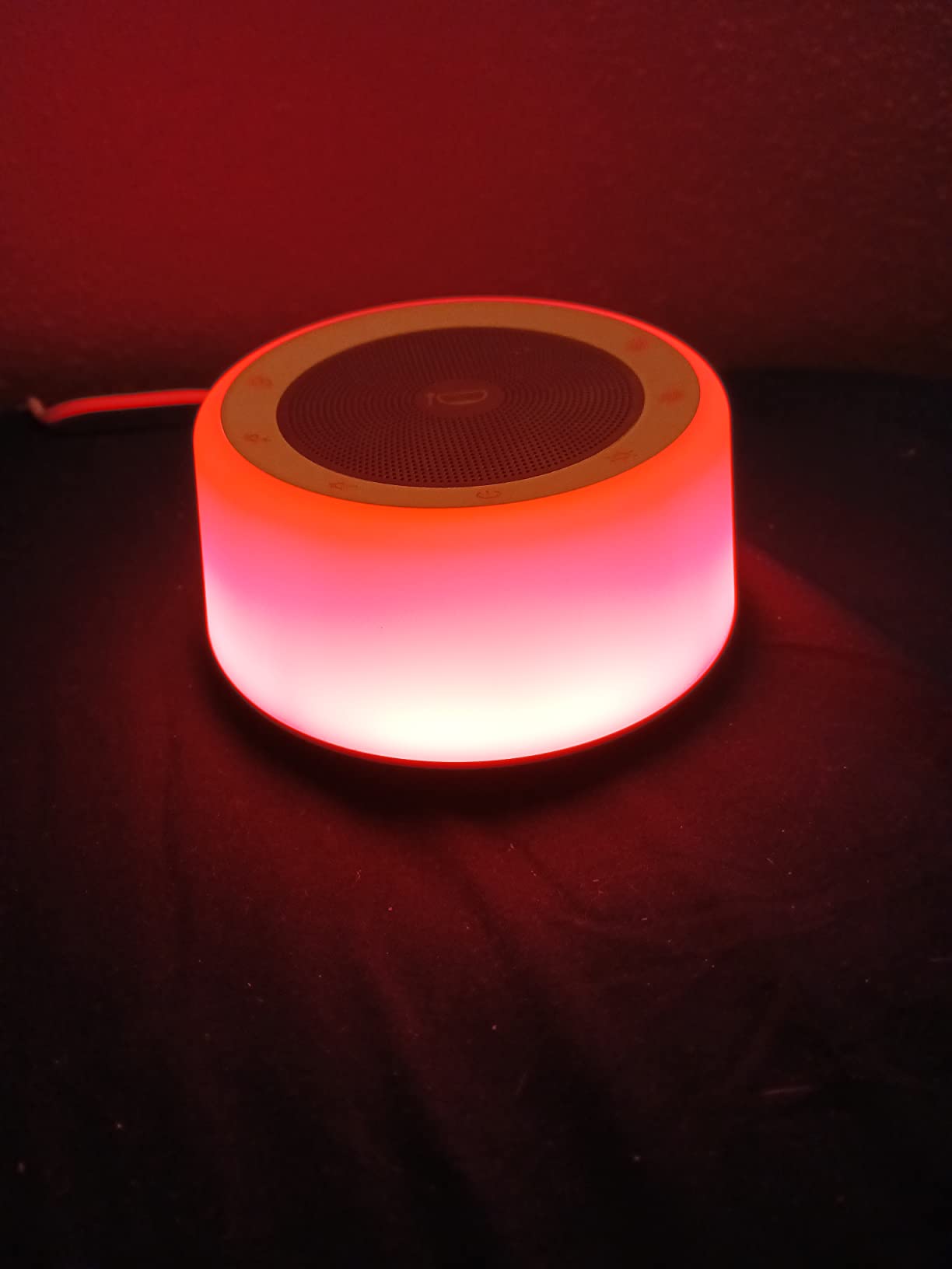 Kipcush Automatic Tibetan Singing Bowl Sound Machine - 11 Healing Tones, Touch Control Night Light, Smart Timer & Memory, Plug-in Sound Therapy Device for Yoga, Meditation, Sleep & Stress Relief customer photo 1