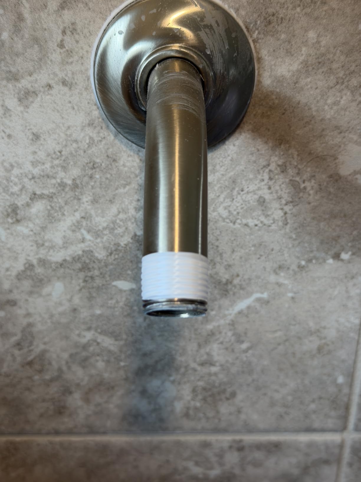The Jolie Filtered SHOWERHEAD with Shower Water Filter System - High Pressure Showerhead, Hair and Skincare Accessory to Improve Beauty and Personal Care Routine (New Brushed Steel) customer photo 2