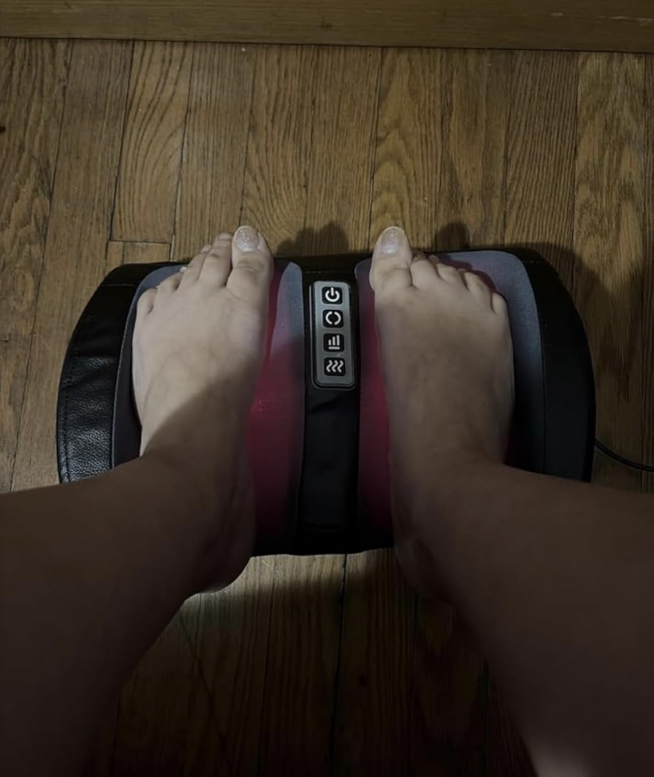 LINGTENG Shiatsu Foot Massager with Heat, FSA Eligible HSA Foot Massager for Foot Massage and Calf Massage, Foot and Calf Massager with Roller, Gifts for Mom & Dad, Fathers & Mothers Day Gifts customer photo 2