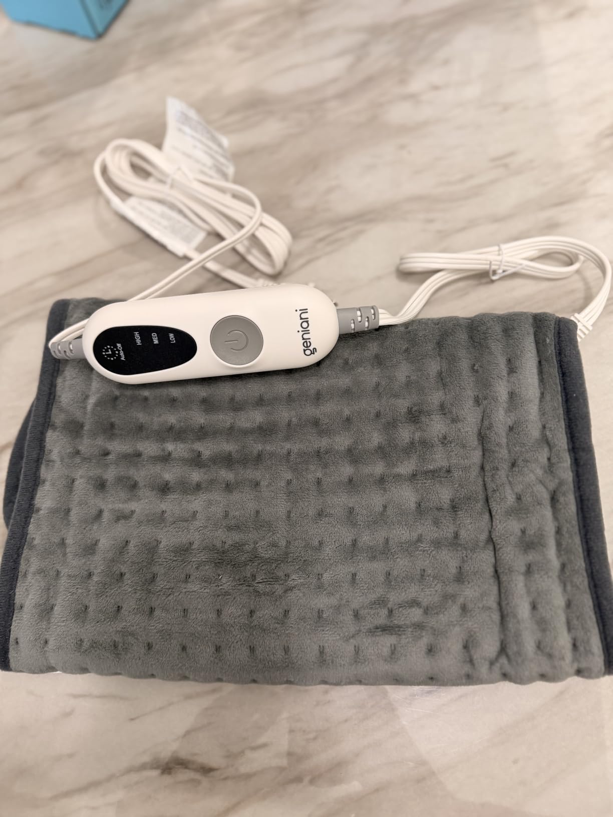 GENIANI Electric Throw - Heating Pad for Neck and Shoulders, Large Heated Pad for Neck Pain, Shoulder Heating Wrap with 4 Auto Shut-Off, 6 Heat Settings, Pain Relief, Gifts for Women Men - 22