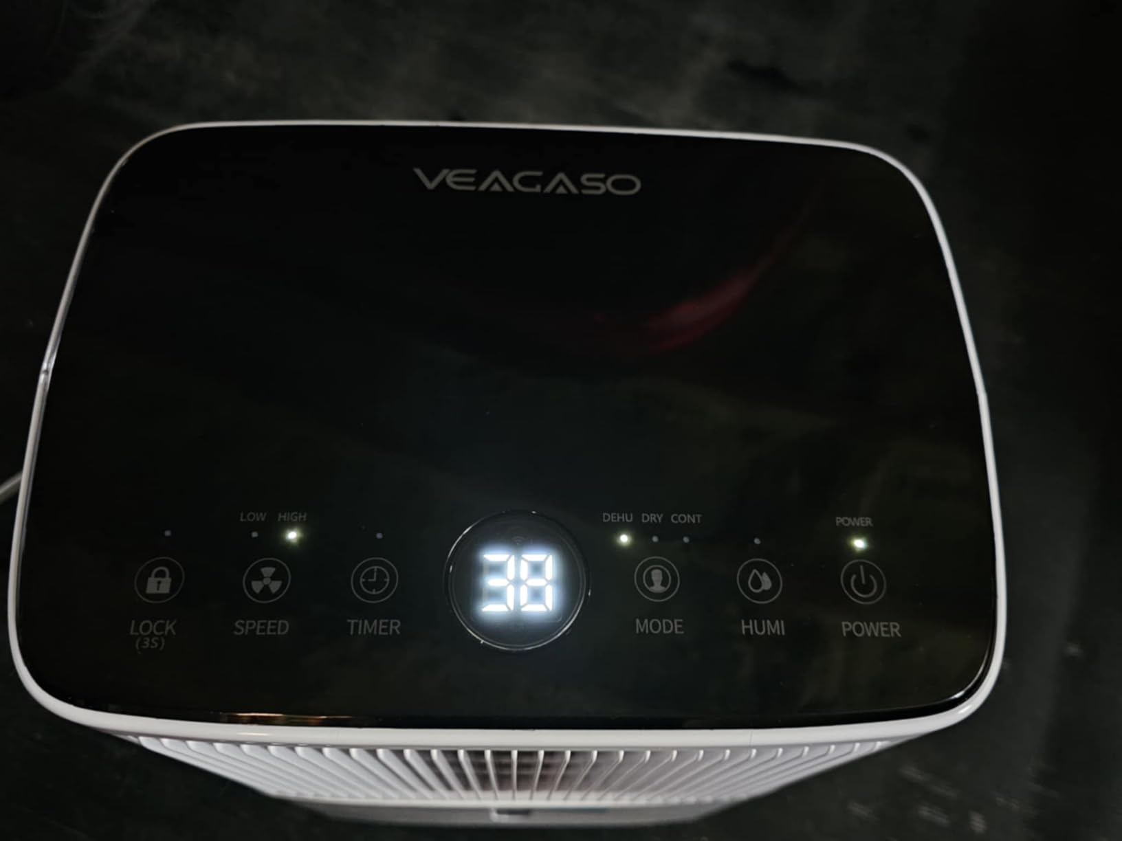 VEAGASO 34 Pint/D, 2500 Sq.Ft Dehumidifier for Basement with Drain Hose customer photo 1