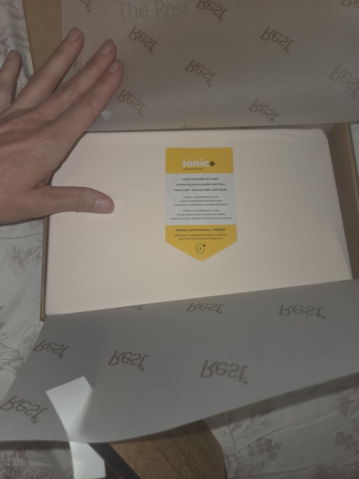 REST Evercool+ Cooling Pillowcases Standard - 2 Pillowcases for Sensitive Skin, Silver Infused Fabric for Hygienic Sleep, Silky Smooth for Curly Hair, High Elastic for Snug Fit (19x29 inches) customer photo 1