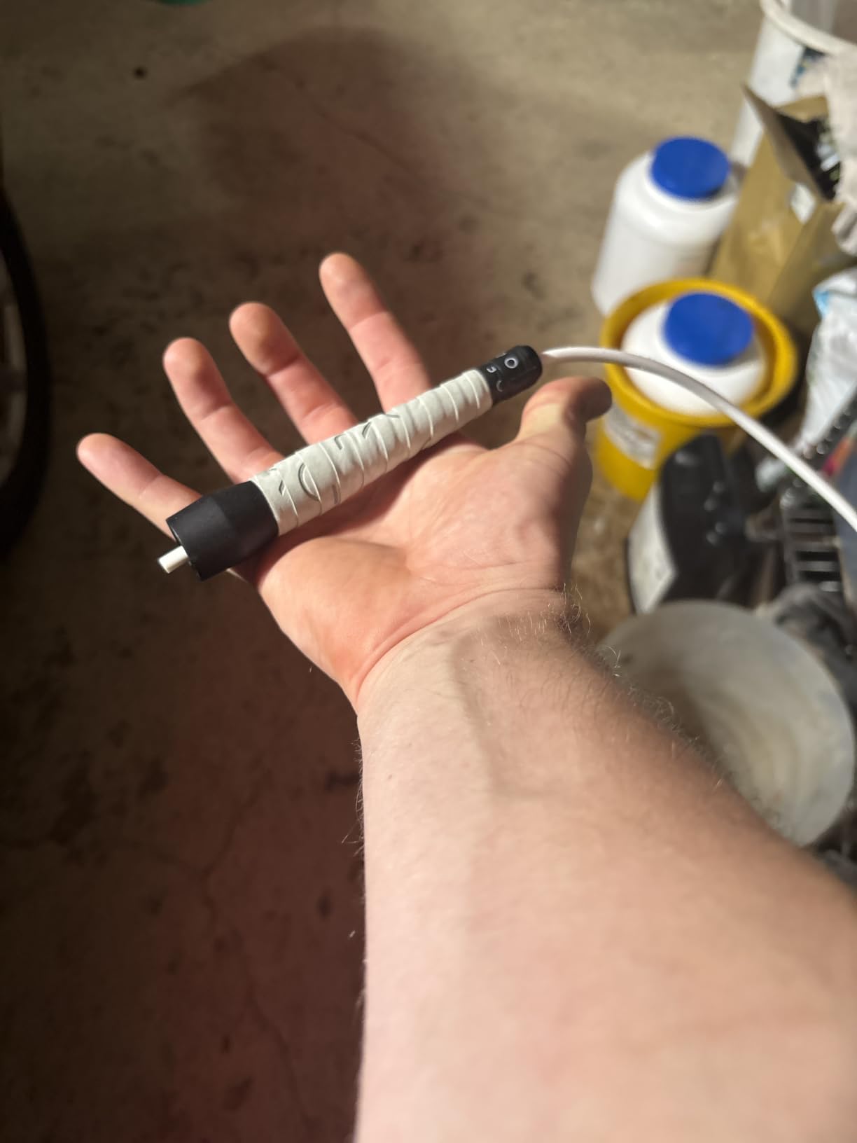 BOXROPE, A Jump Rope Made For Boxing, Tangle-Free, 15% Heavier Than A Normal PVC Rope, Boxer Jump Rope, Adjustable, Includes Grip Tapes For More Grip, Skipping Rope for Boxers, Premium Quality customer photo 1