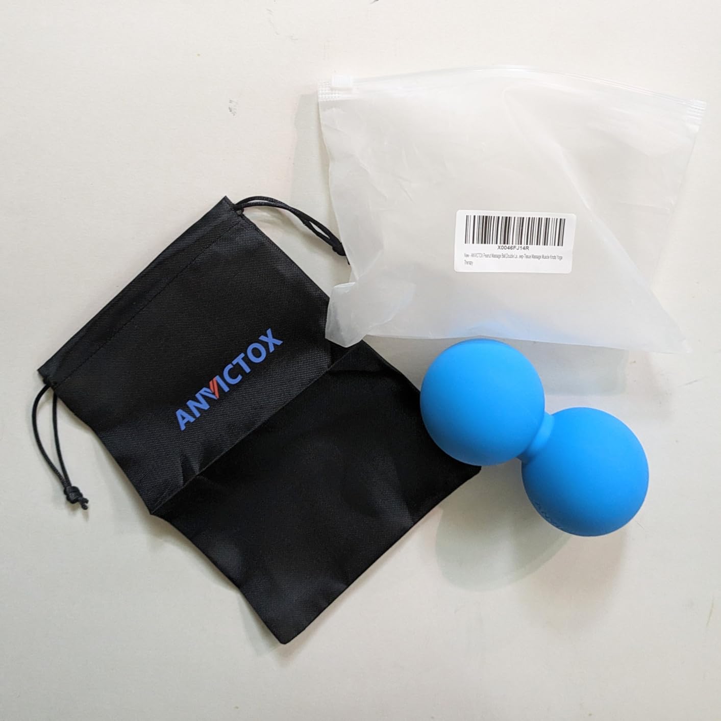 Peanut Massage Ball,Double Lacrosse Ball for Neck and Back,Medium Density Myofascial Release Massager Ball for Deep-Tissue Massage Muscle Knots Yoga Therapy(Purple) customer photo 2