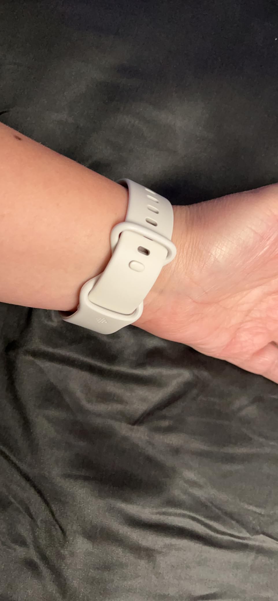 Fitbit Charge 6 Fitness Tracker with Google Apps - Heart Rate on Exercise Equipment - 3-Month Google Health Premium Membership Included - Health Tools - Porcelain/Silver - Small & Large Bands Included customer photo 2