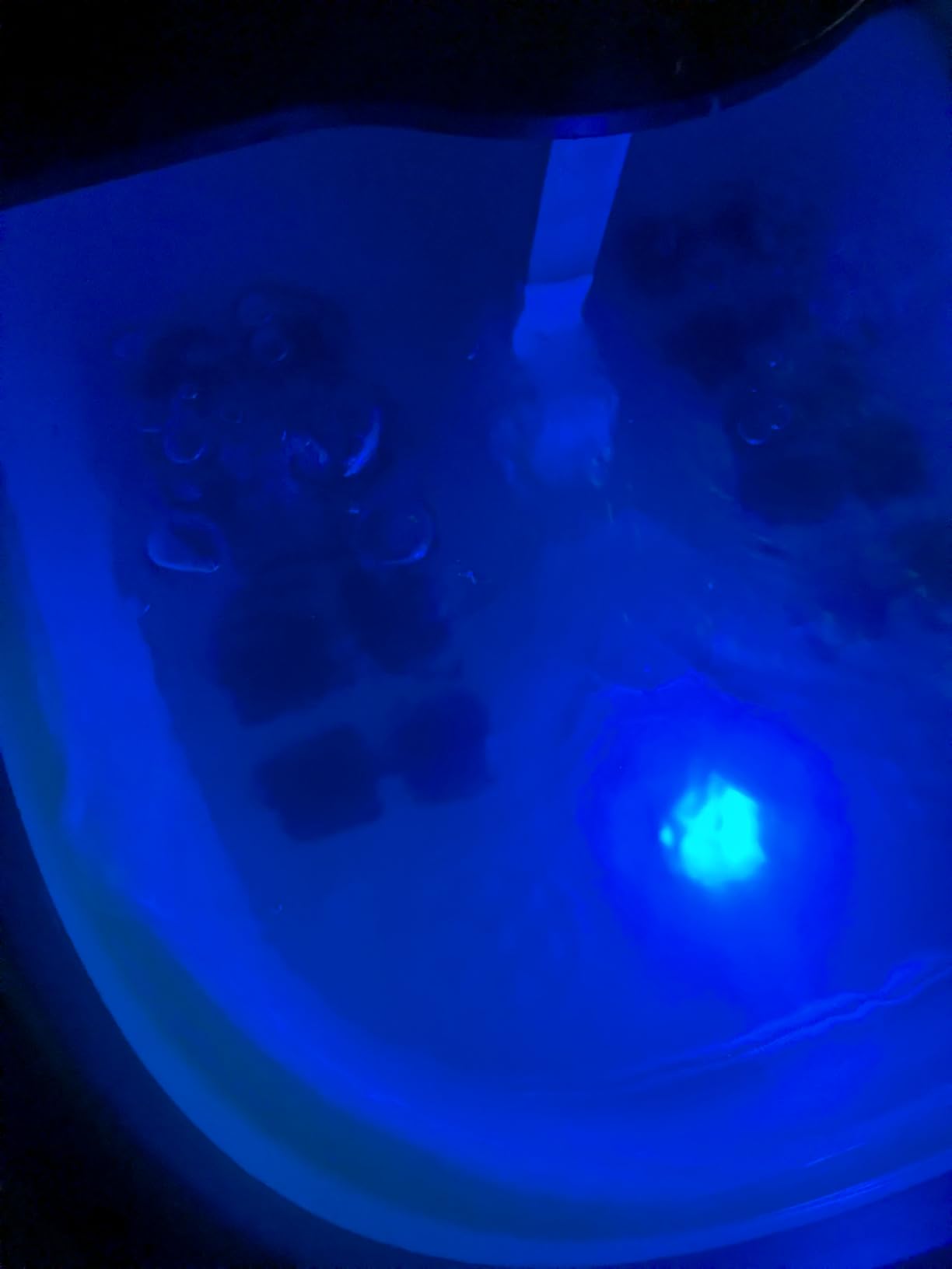 KNQZE Collapsible Foot Spa Electric Foot Bath with Heat, Bubble, Remote, 24 Motorized Shiatsu Massage Balls. Pedicure Soaking tub for Feet Stress Relax (Black) customer photo 2