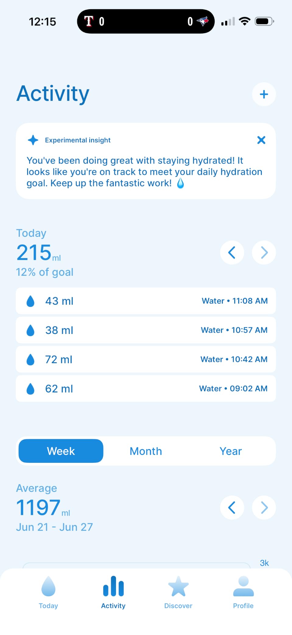 WaterH BOOST Smart Water Bottle with Reminder & Tracker, Double Wall Vacuum Insulated Bottles Stainless Steel, 32oz BPA-Free Wide Mouth customer photo 1