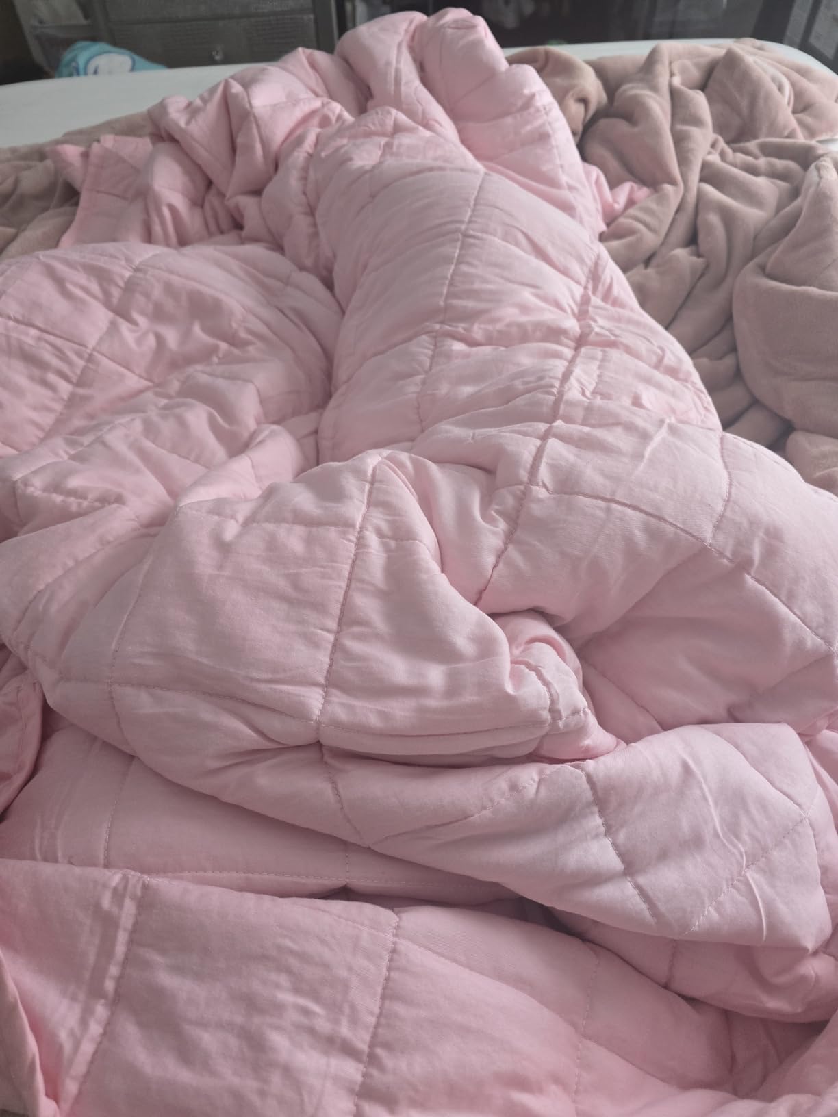 Bare Home Weighted Blanket Full or Queen Size 15lb (48