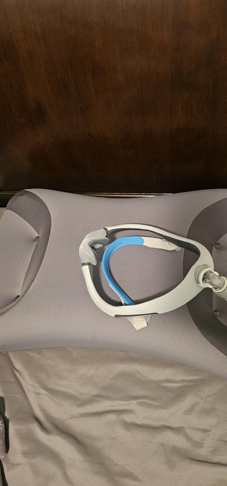 Adjustable CPAP Pillow for Side & Back Sleepers - Reduce Mask Air Leaks & Pressure, Cervical Memory Foam Neck Support with 2cm Removable Insert, Cooling Washable Cover - Fits Full Face & Nasal Masks customer photo 2