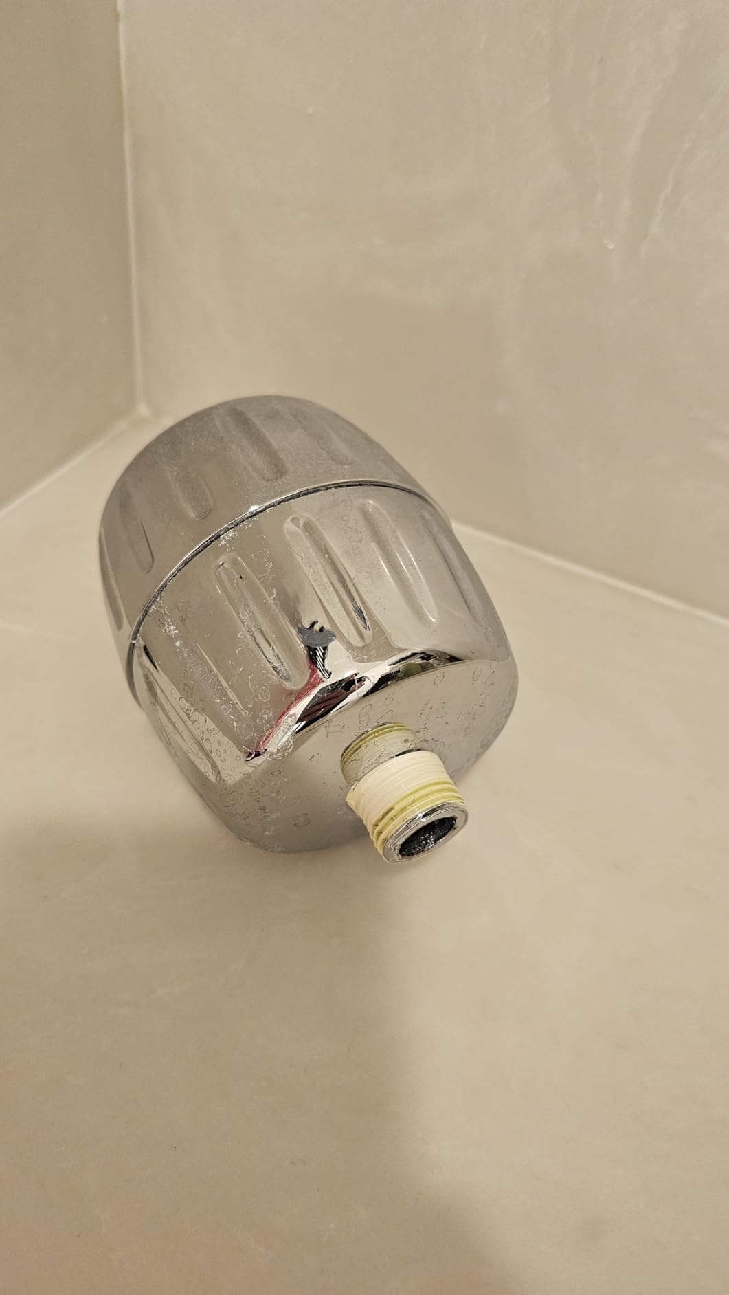 HammerHead Showers Solid Metal Shower Head Filter - KDF 55 Shower Head, High Pressure Universal Shower Filters to Remove Toxic Chemicals - Removes Chlorine and Heavy Metals - Chrome customer photo 1